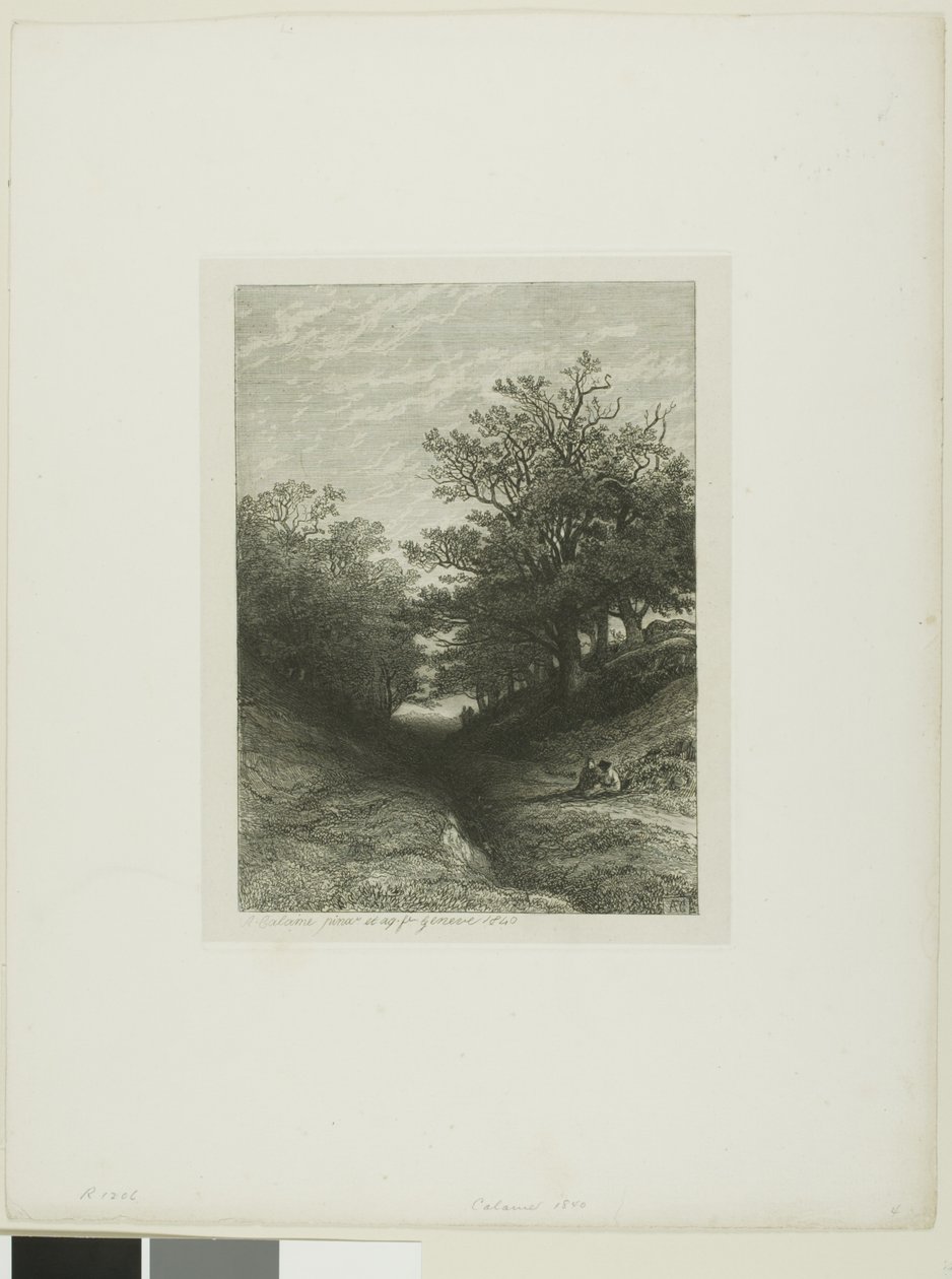 Paisaje alpino de Alexandre Calame
