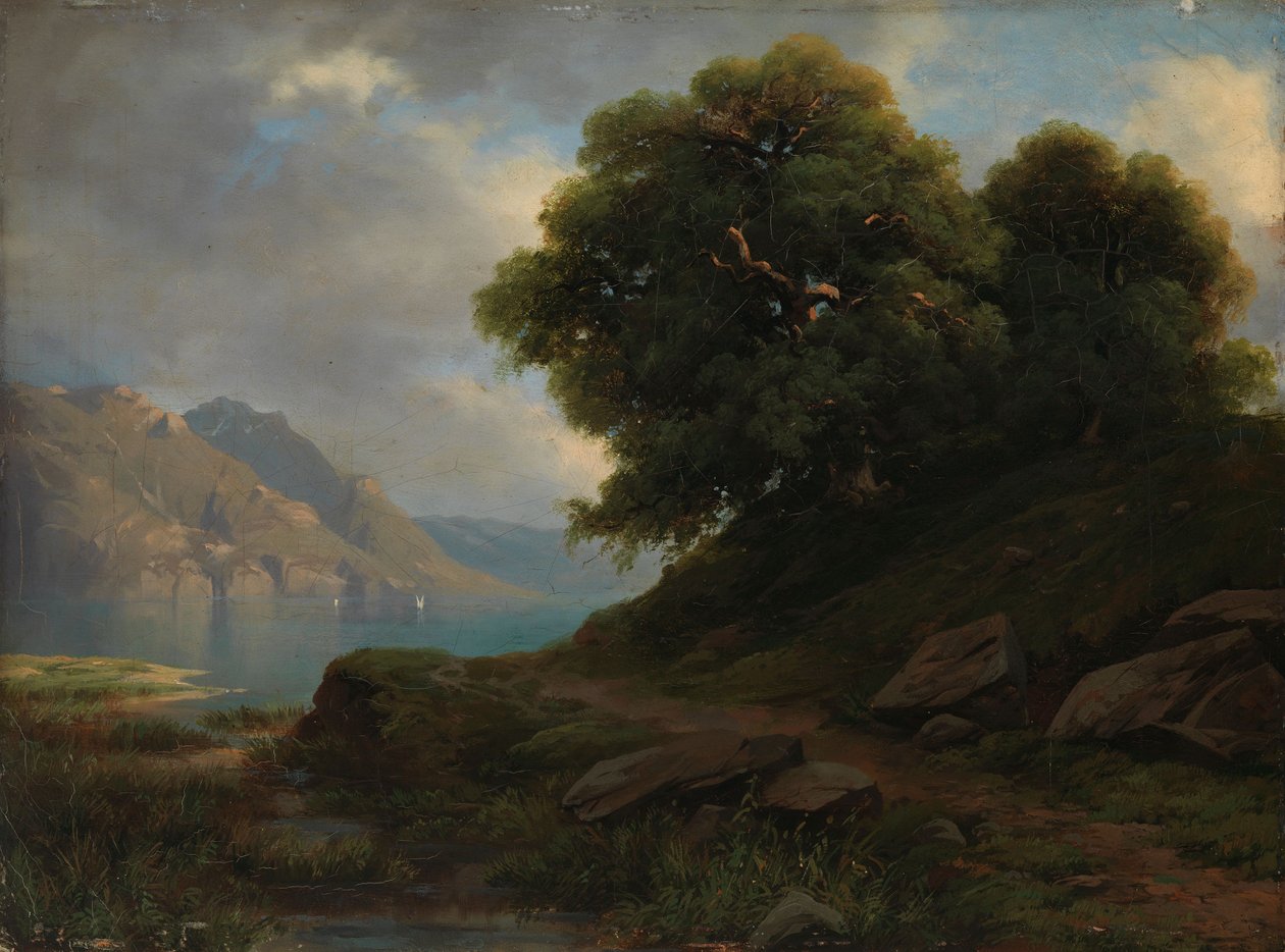 Paisaje alpino de Alexandre Calame