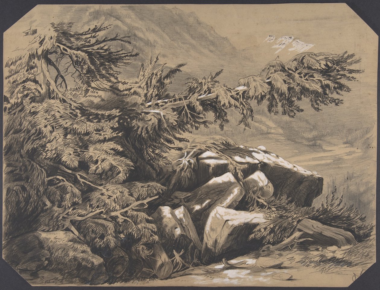 Bosques y montañas de Alexandre Calame