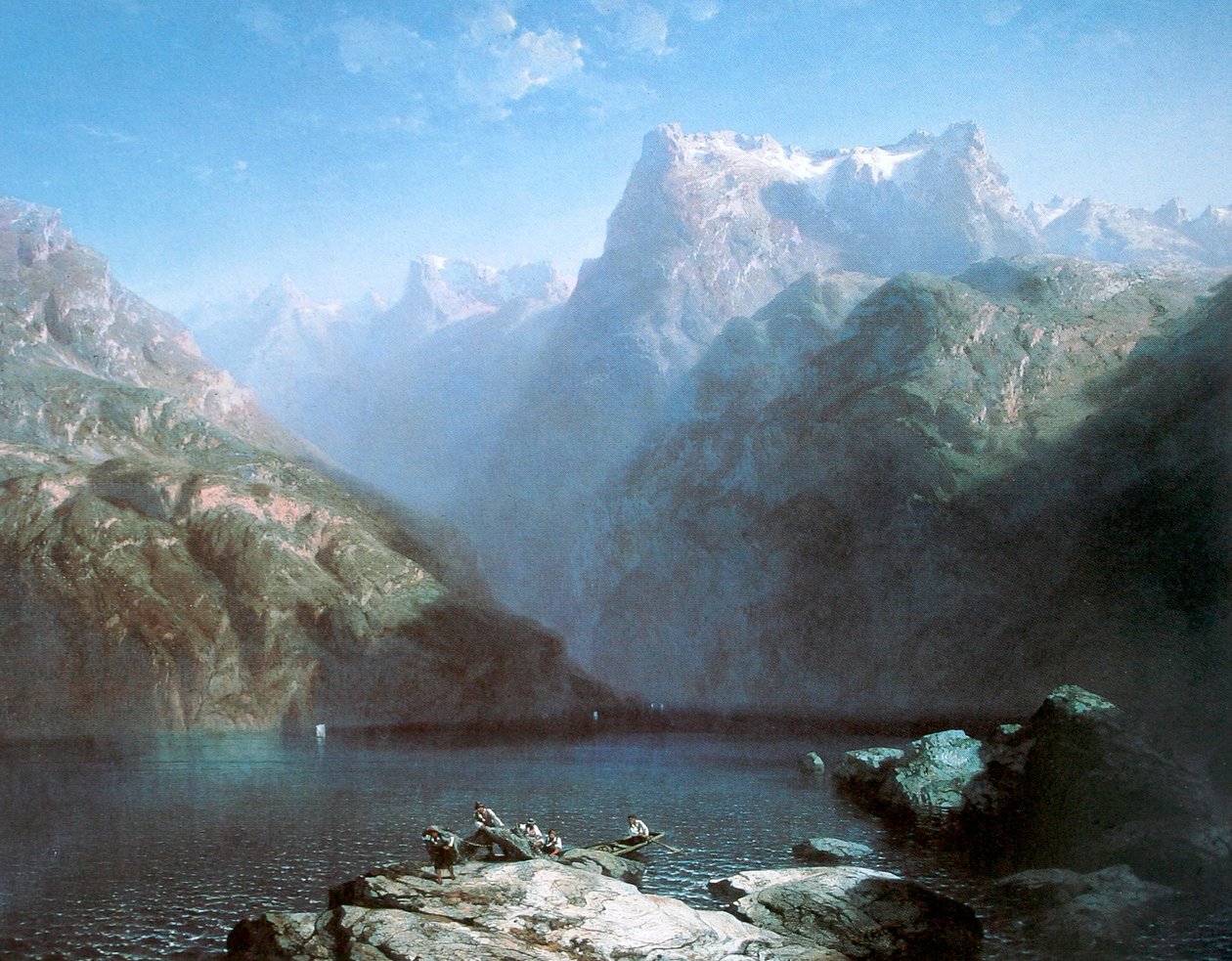 Alemán: Der Vierwaldstättersee (Symphonie en bleu) de Alexandre Calame