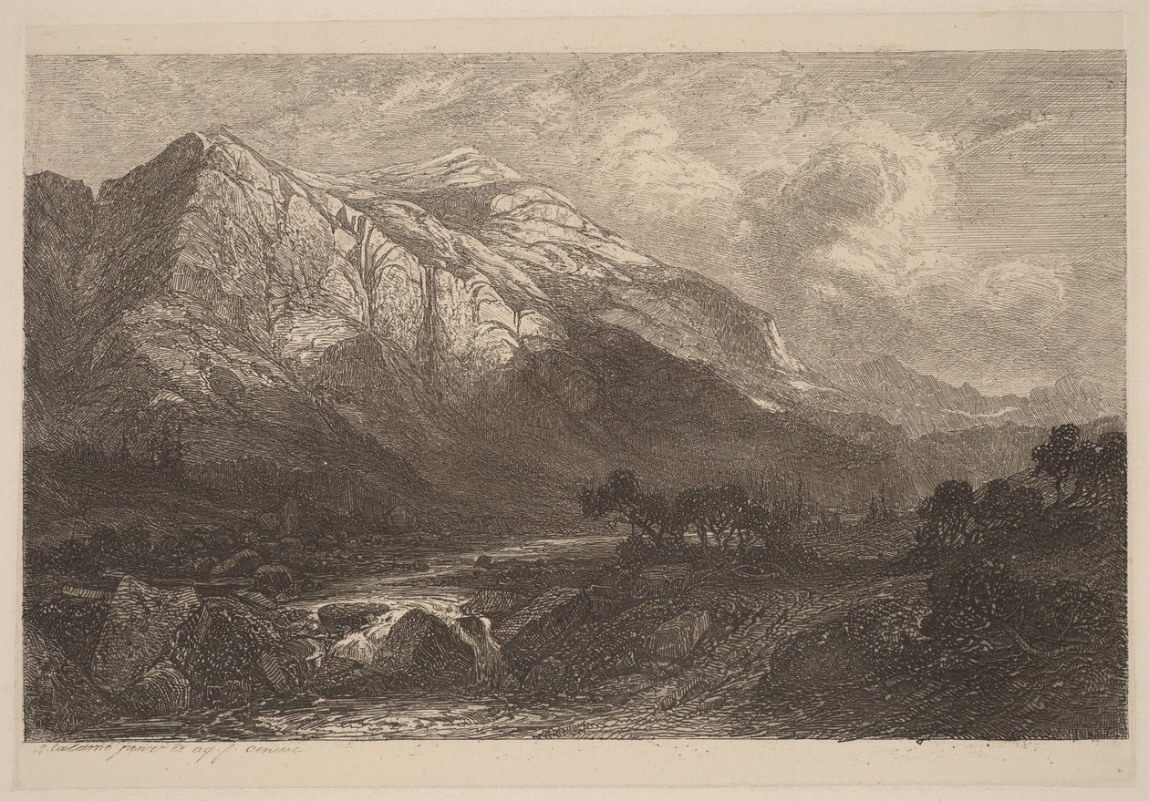 Arroyo de montaña de Alexandre Calame