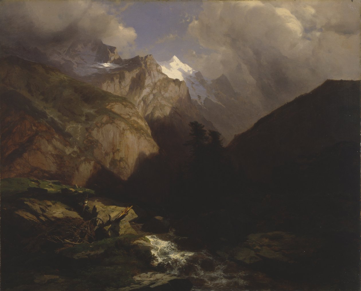 El Jungfrau, Suiza de Alexandre Calame