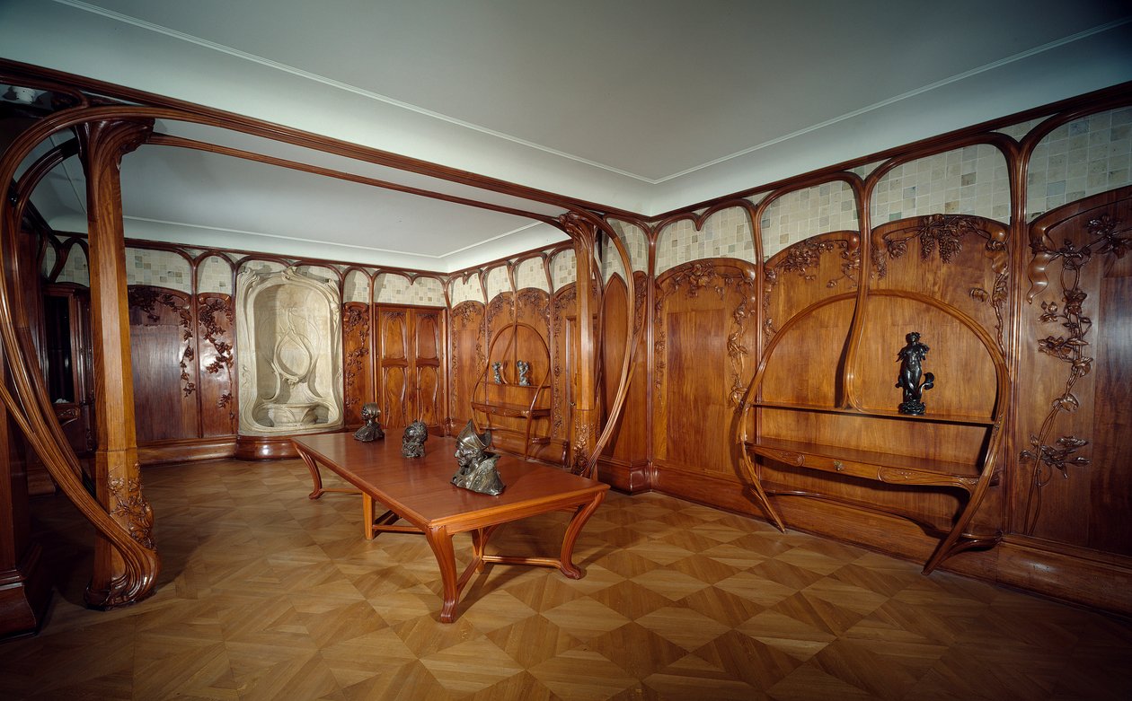 Alexandre Charpentier con la colaboración de Alexandre Bigot; Comedor circa 1901; París, Museo de Orsay de Alexandre Charpentier