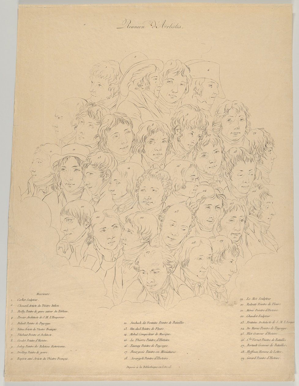 Una reunión de artistas de Alexandre Clément