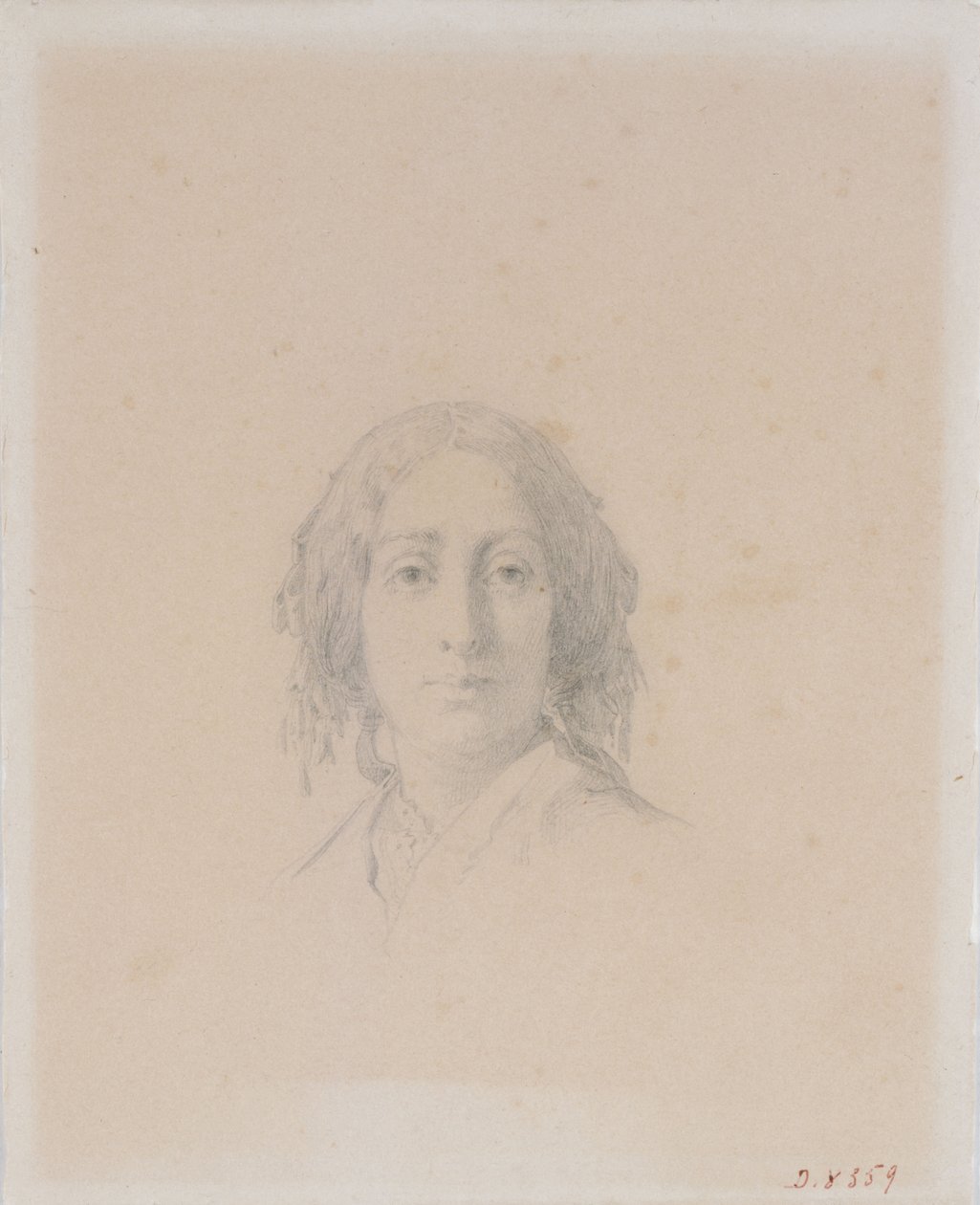 Retrato de George Sand de Alexandre Damien Manceau