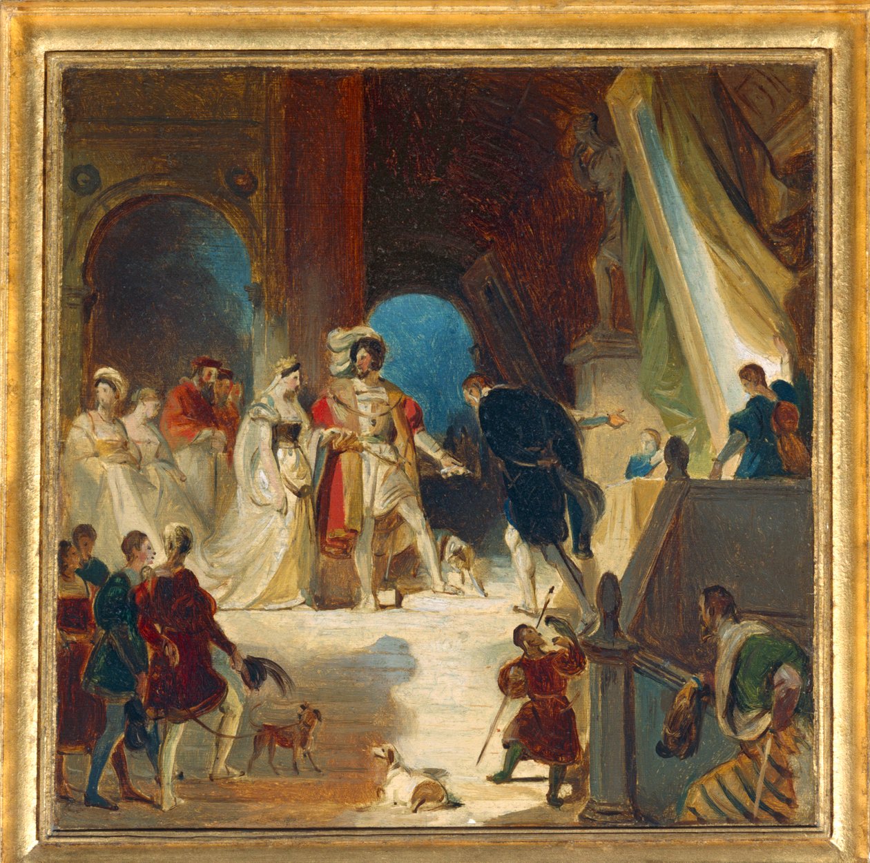 Francisco I y su corte recibieron de Italia obras de Primaticcio ... de Alexandre Evariste Fragonard