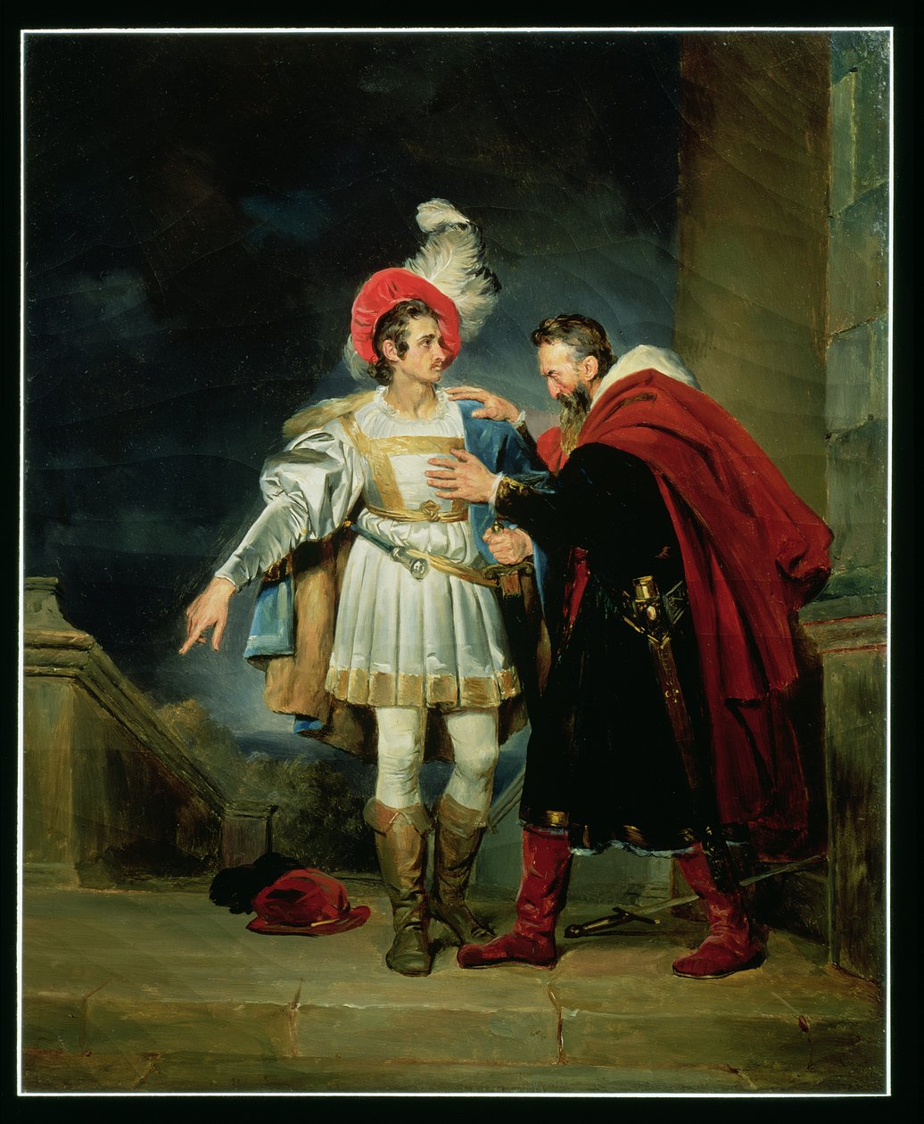 Rodrigo de Vivar, El Cid (c.1043-99) y su padre, Don Diego de Alexandre Evariste Fragonard