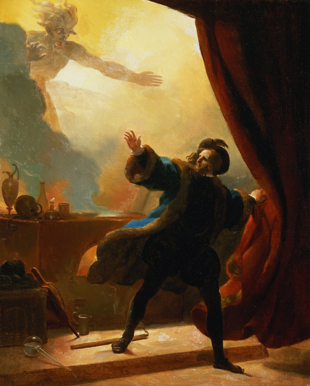 La hora fatal: tema fantástico de Alexandre Evariste Fragonard