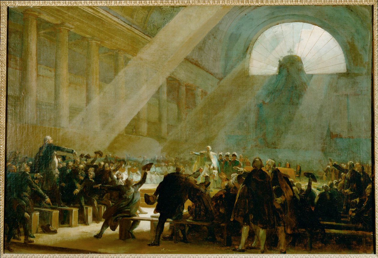El juramento del Jeu de Paume ... de Alexandre Evariste Fragonard