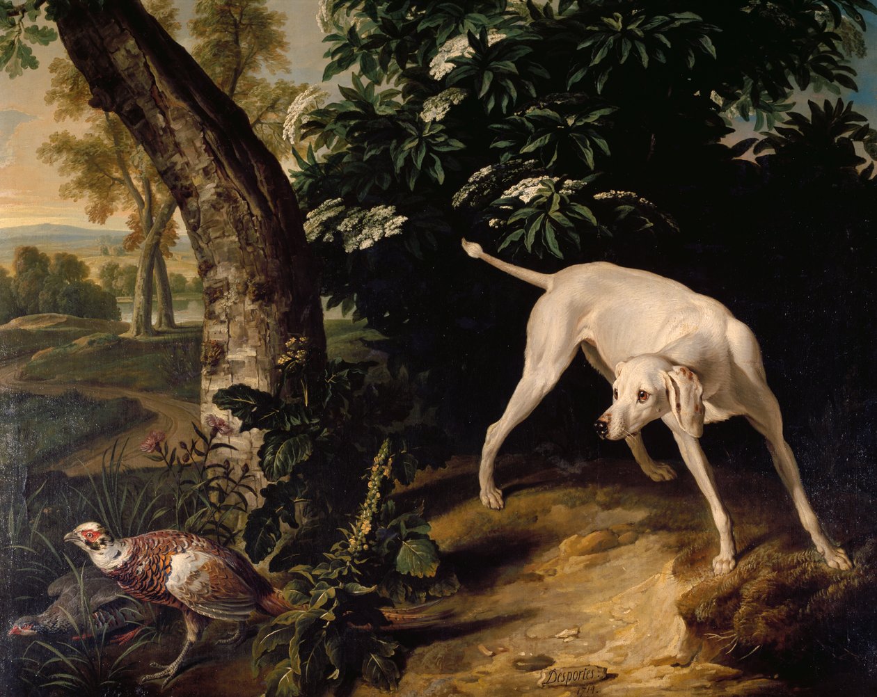 Escena de caza (detalle) de Alexandre Francois Desportes