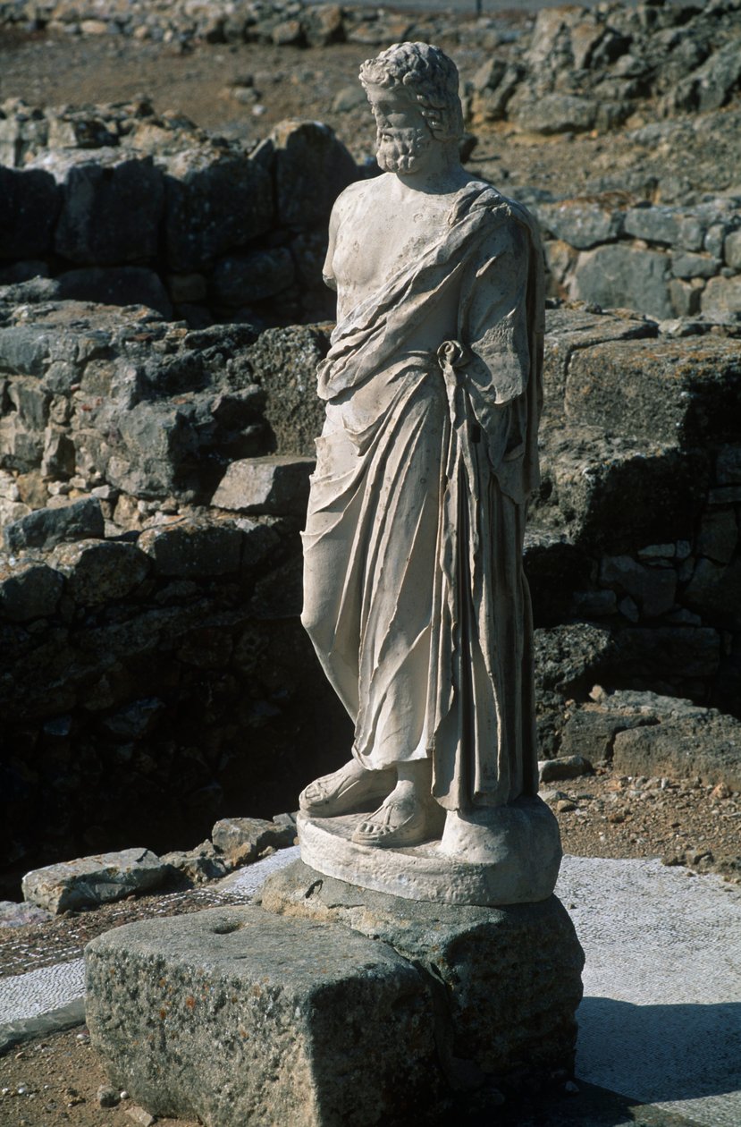 España, Cataluña, La Escala, Ampurias Griega, Estatua de Asclepio de Nicolas Toussaint Charlet