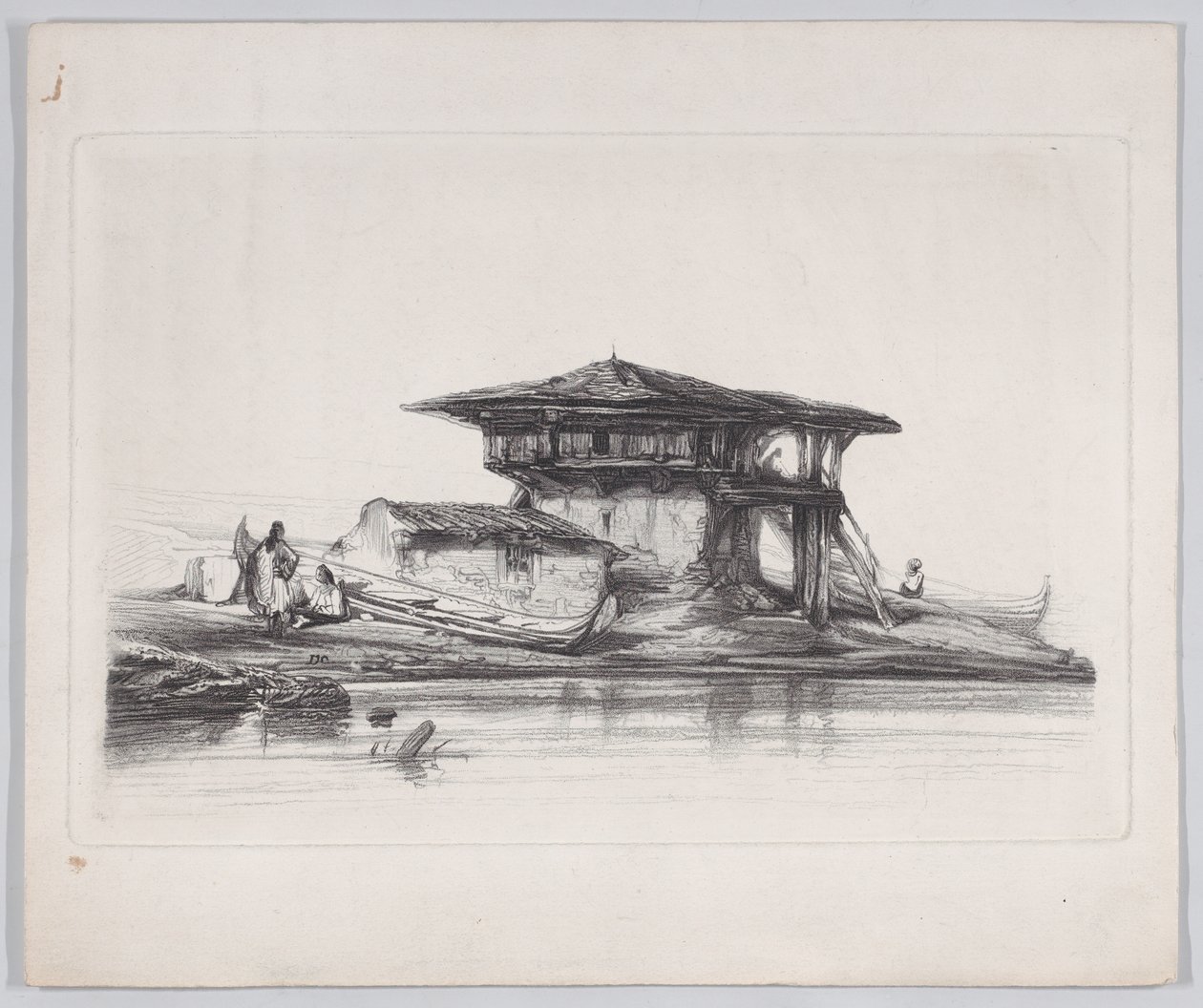 Una casa en Esmirna, 1839 de Alexandre Gabriel Decamps