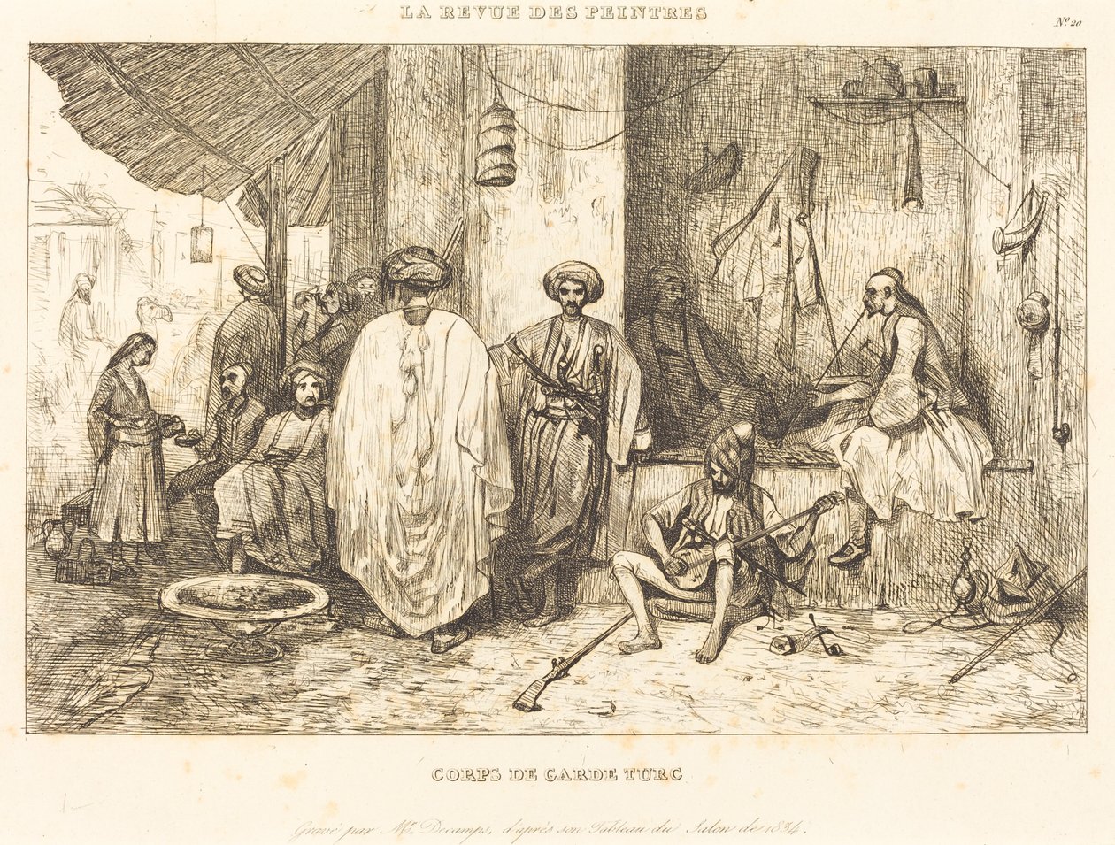 El cuerpo de guardia de Alexandre Gabriel Decamps
