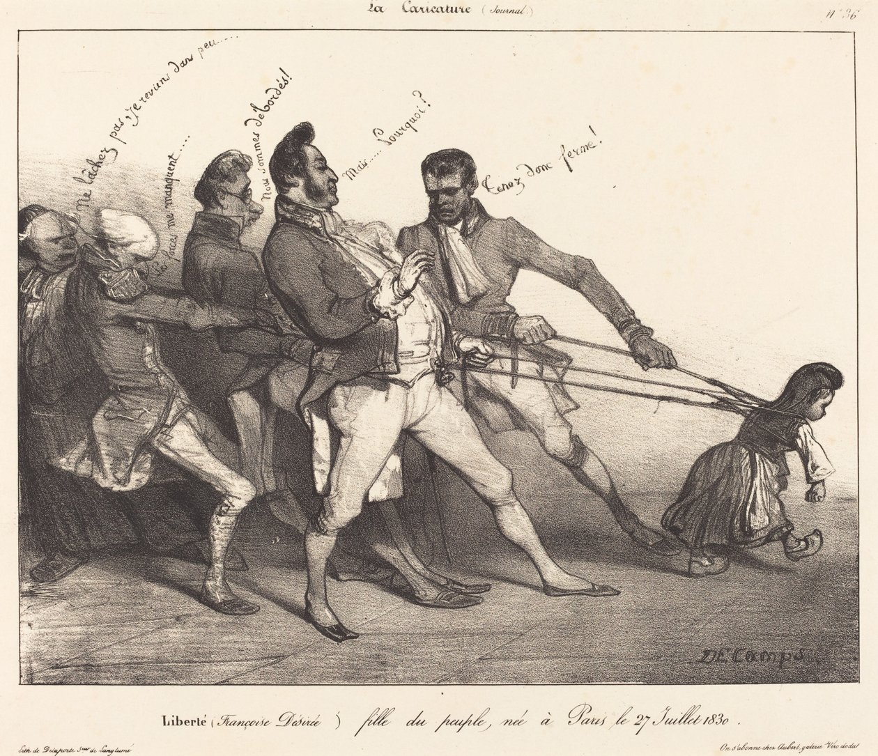Libertad de Alexandre Gabriel Decamps