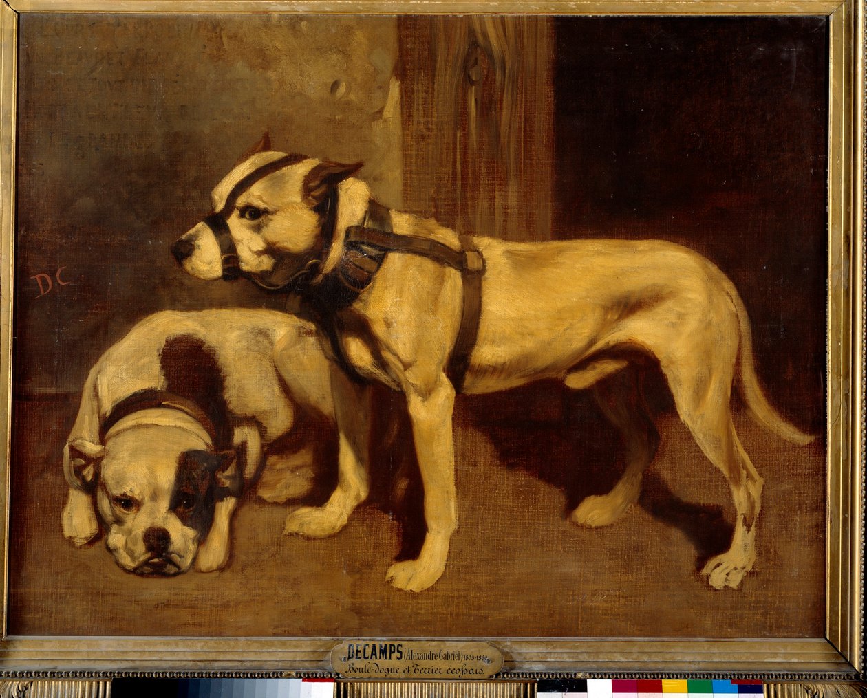 Bulldog escocés y Terrier de Alexandre Gabriel Decamps