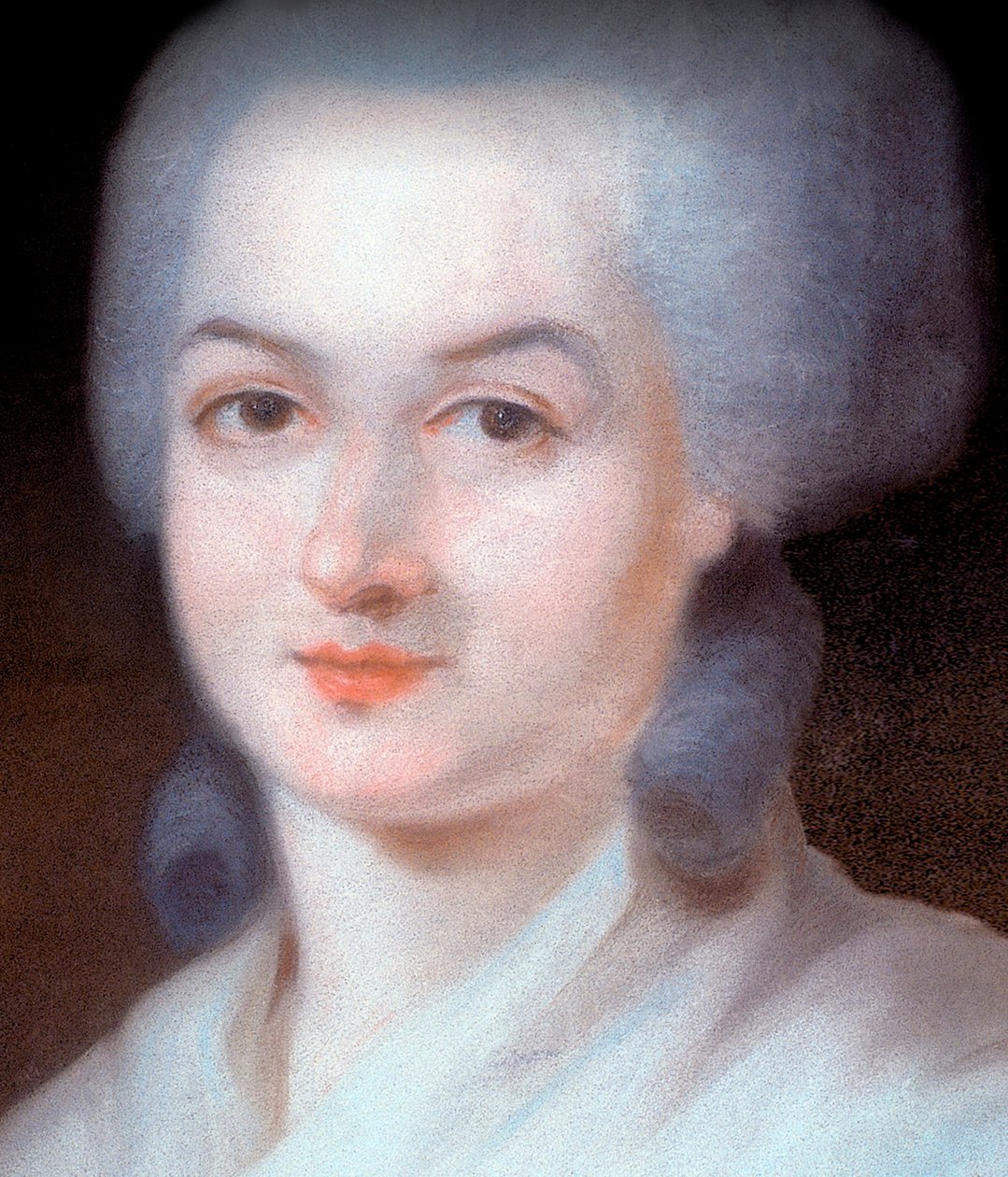 (detalle) Retrato de Olympe de Gouges de Alexandre Kucharski