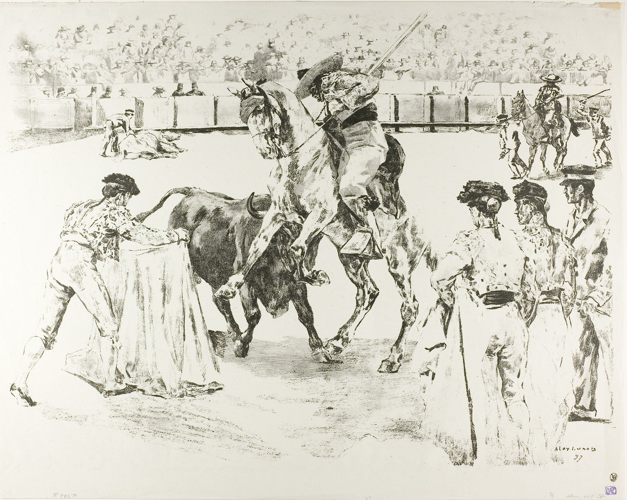 Corrida de toros de Alexandre Lunois
