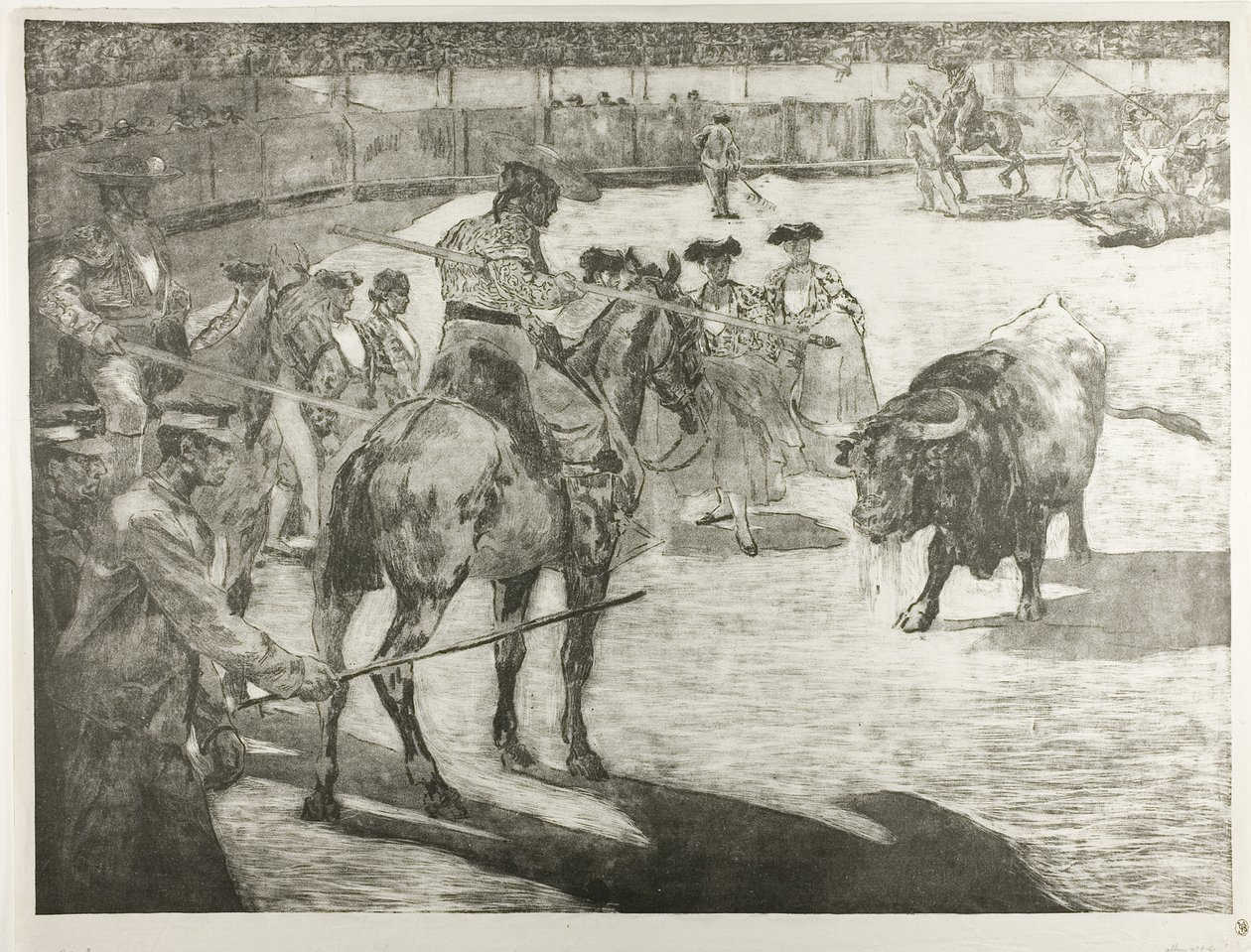 Corrida de toros de Alexandre Lunois