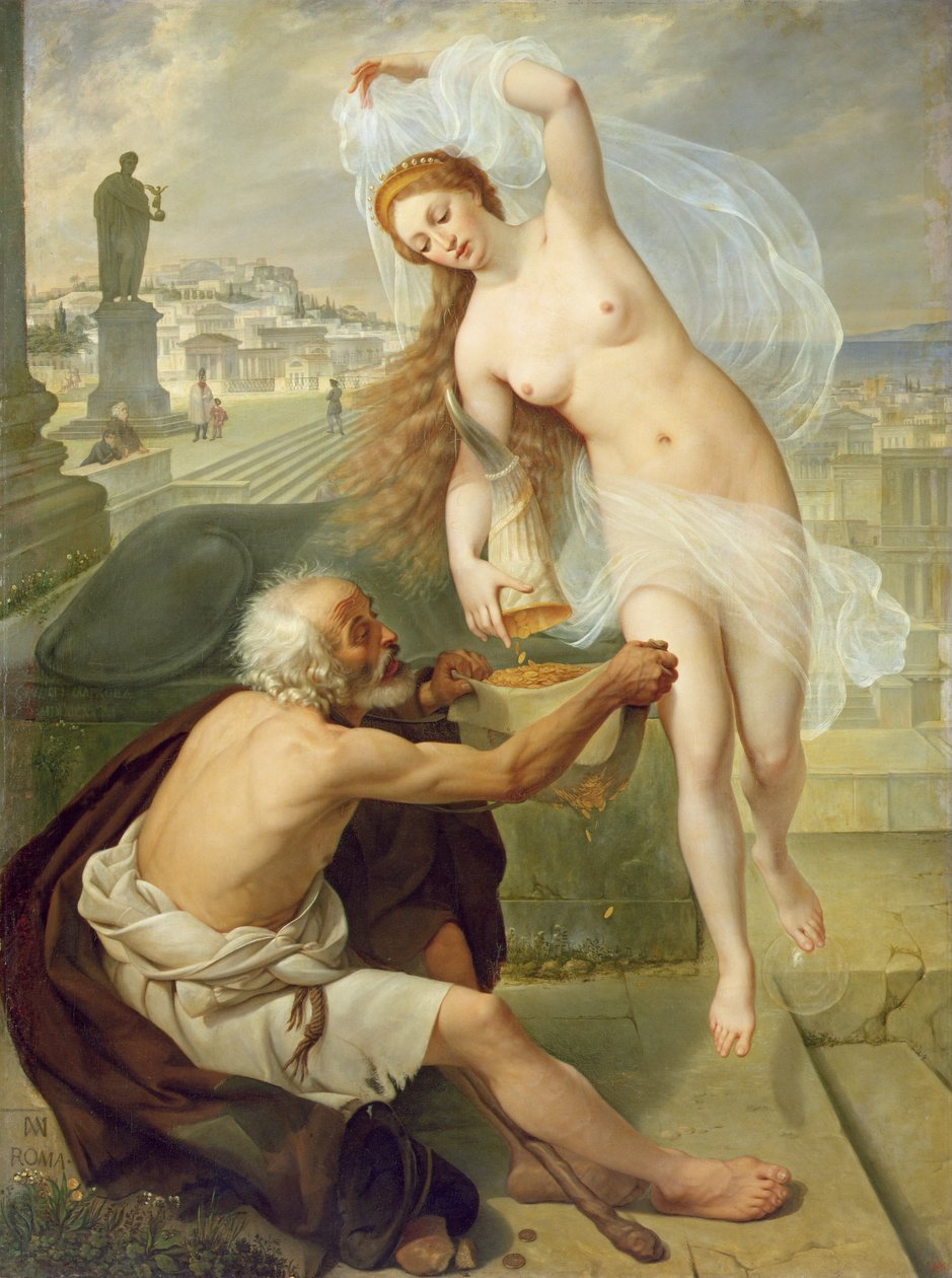 Fortuna y mendigo, 1836 de Alexei Tarasovich Markov