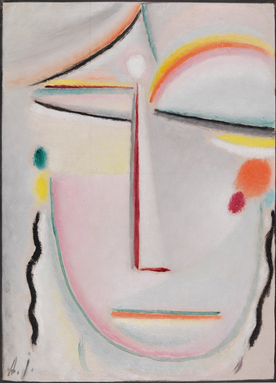 Cabeza abstracta: Iluminación II, 1919 de Alexei Javlensky von