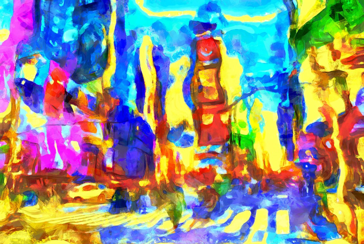 Encrucijada,2020,(técnica mixta) de Alexei Makhov