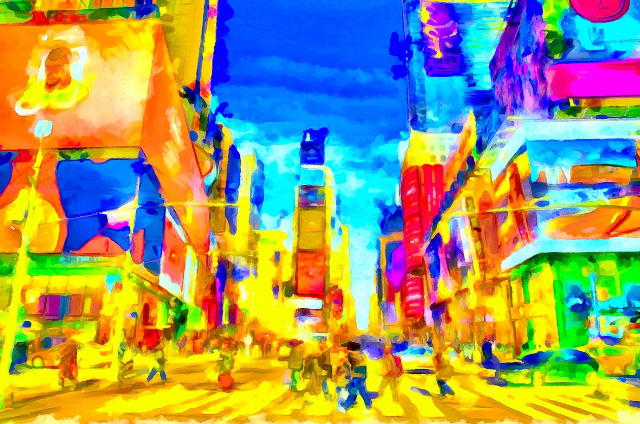 Colores fluidos, 2020 (técnica mixta) de Alexei Makhov