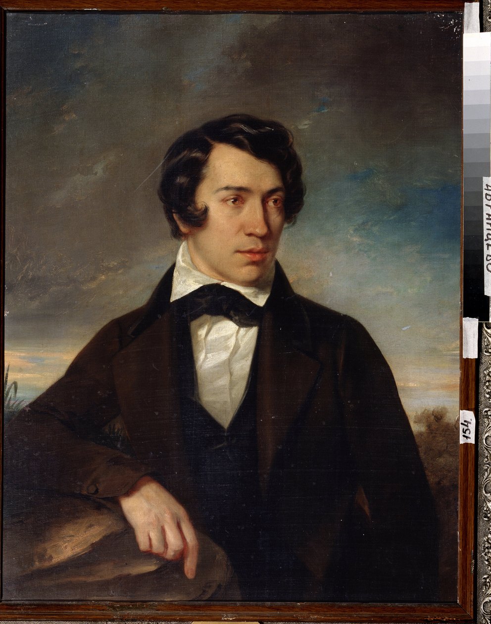 "Autorretrato" Peinture de Alexei Stepanovich Khomyakov (1804-1860) 1842 State Museum Abramtsevo Estate, Moscou de Alexei Stepanovich Khomyakov