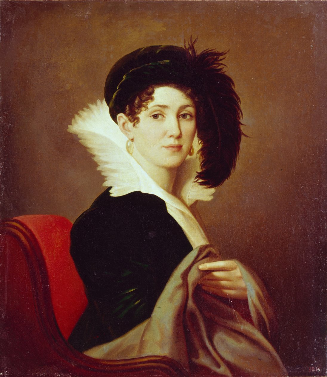 Retrato de Maria Petrovna Buyalskaya, 1824 de Alexei Yegorovich Yegorov