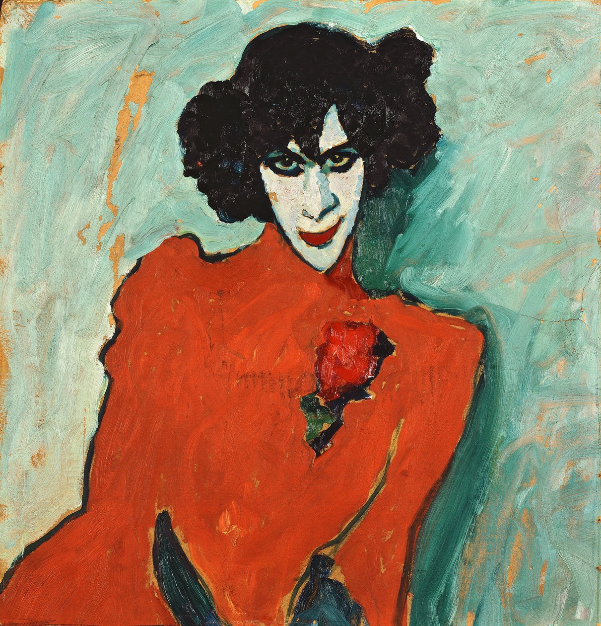 Retrato del bailarín Aleksandr Sakharov de Alexej von Jawlensky