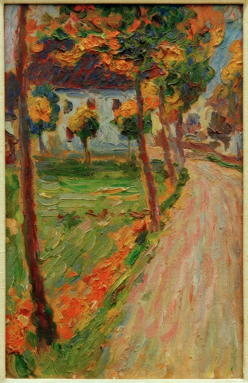A. v. Jawlensky, Camino rural de Alexej von Jawlensky