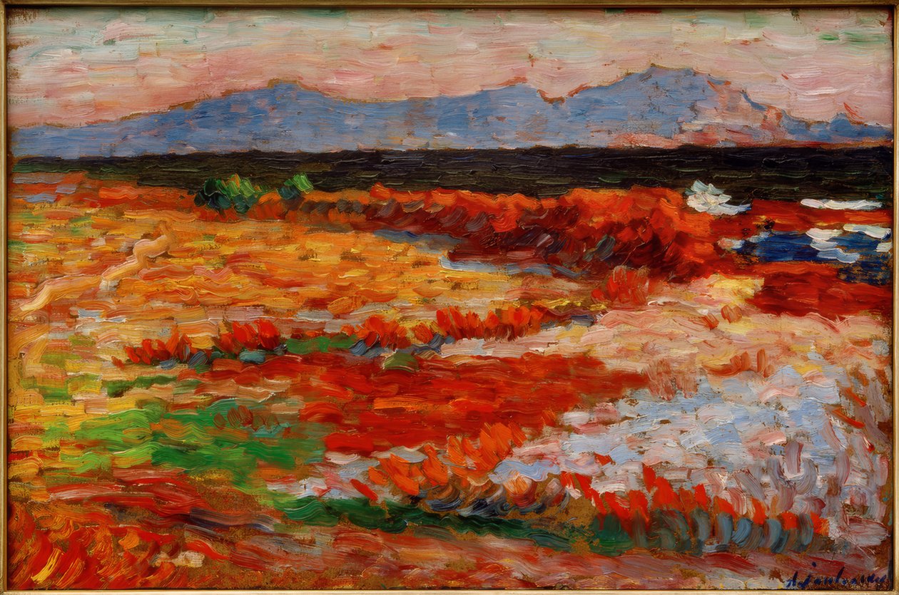 Mediterráneo en Marsella de Alexej von Jawlensky