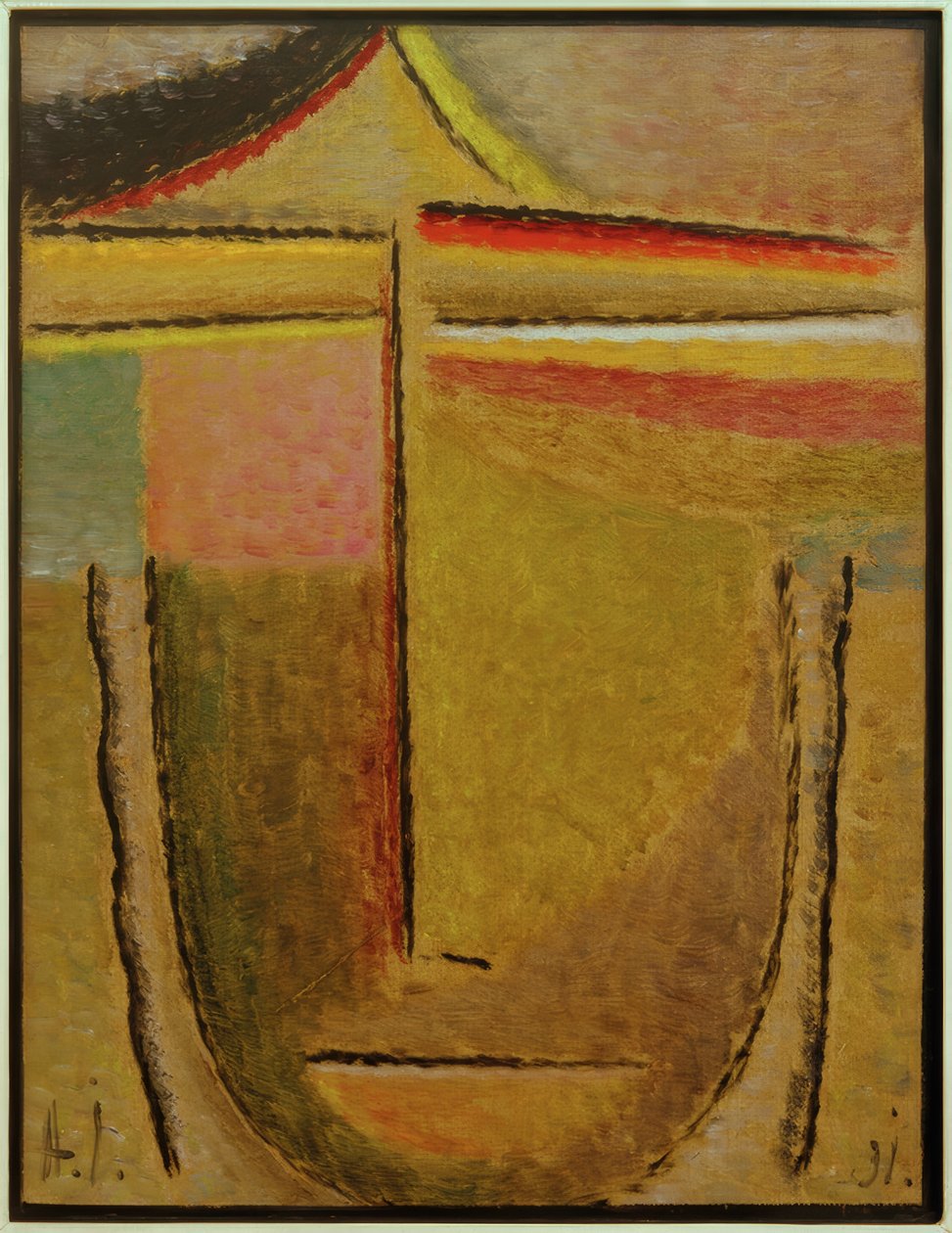 Cabeza abstracta: Apolo de Alexej von Jawlensky