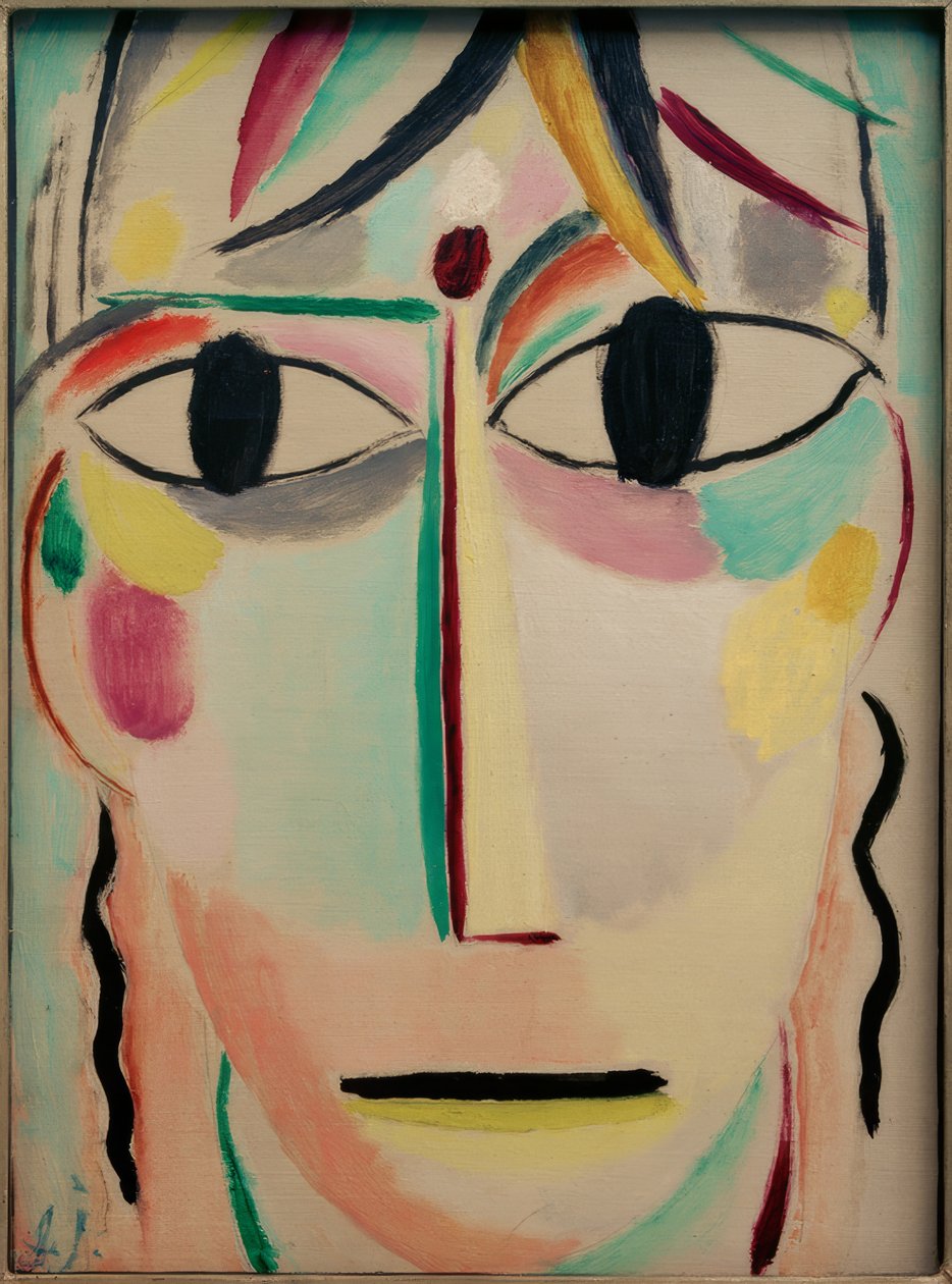 Rostro del Salvador: Expectativa de Alexej von Jawlensky