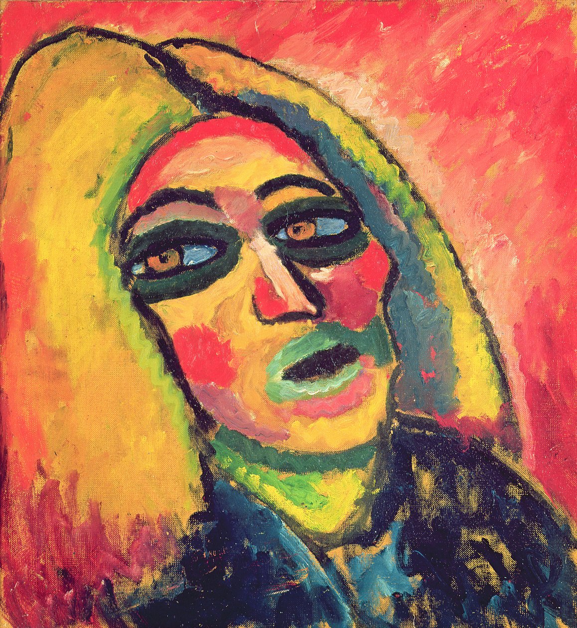Retrato de una mujer, 1912 de Alexej von Jawlensky