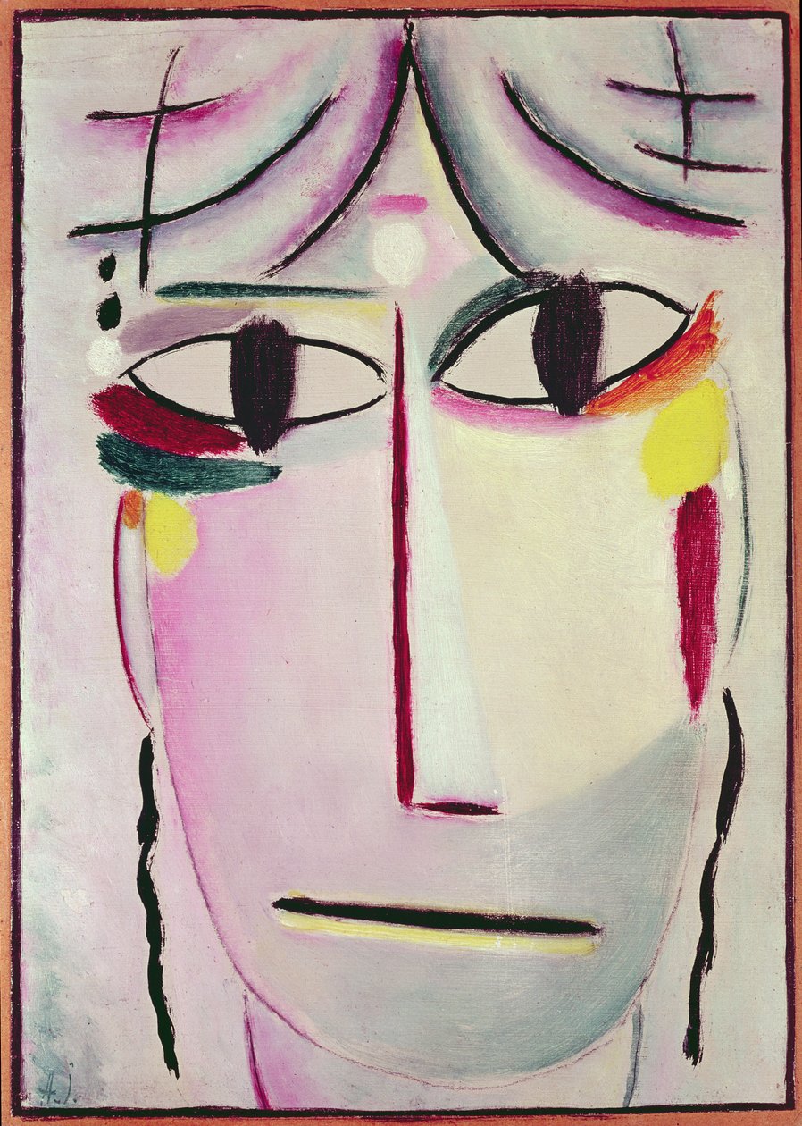 El Rostro del Redentor, 1920 de Alexej von Jawlensky