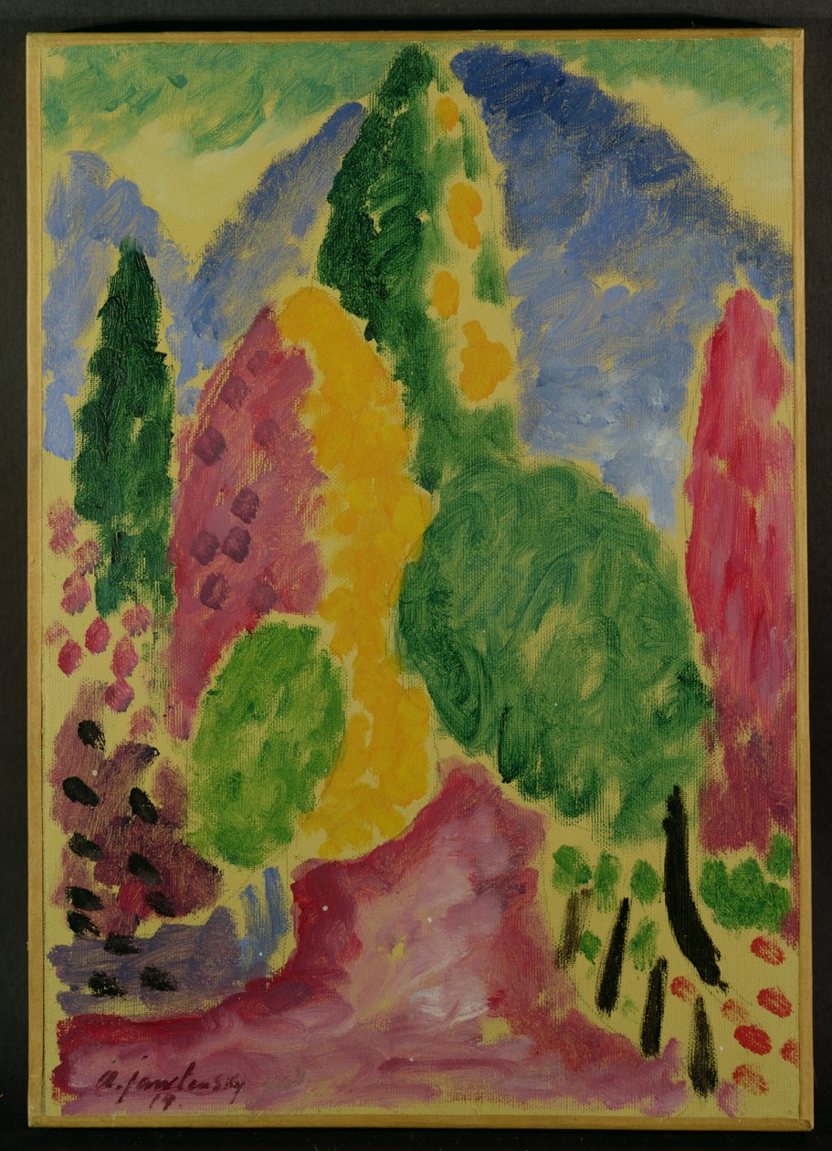 Variación, 1914 de Alexej von Jawlensky