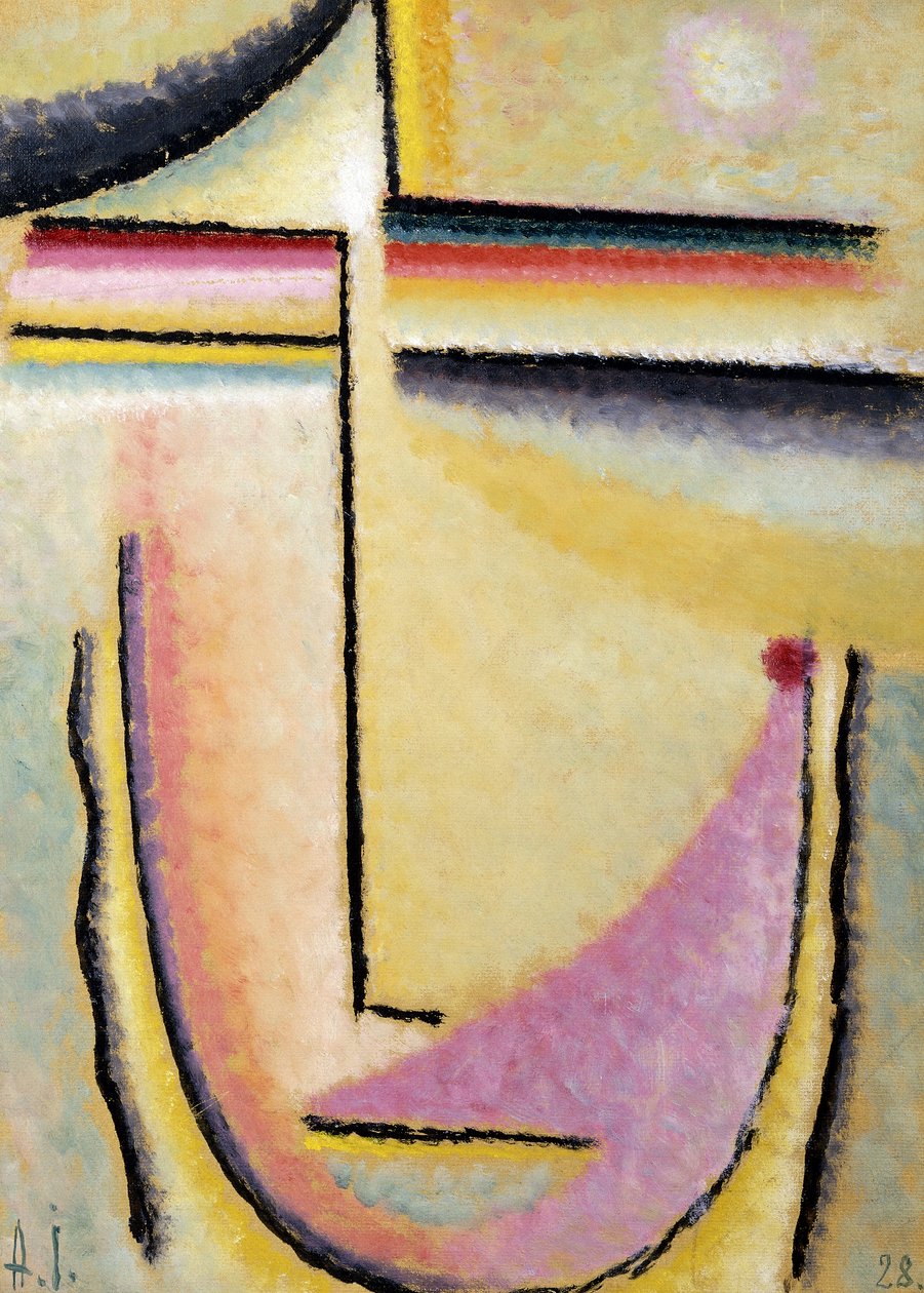 Cabeza abstracta, 1928 de Alexej von Jawlensky