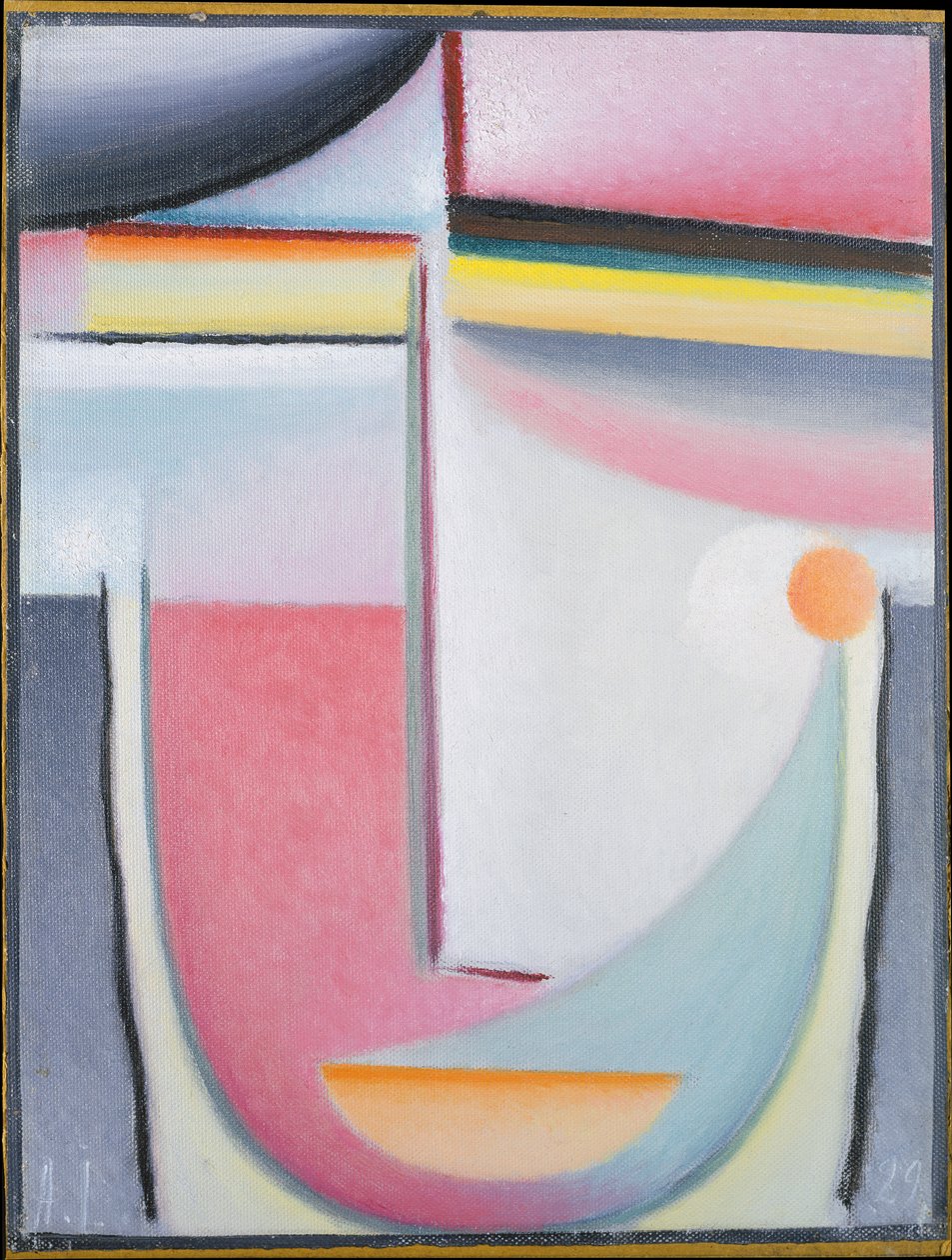 Cabeza abstracta: Sinfonía en rosa de Alexej von Jawlensky