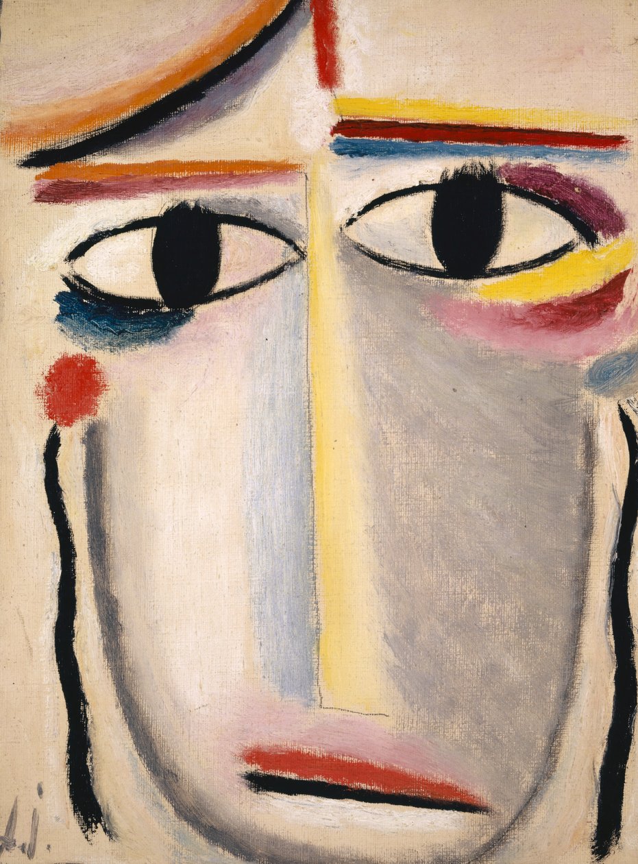 Cabeza femenina, 1919-20 de Alexej von Jawlensky