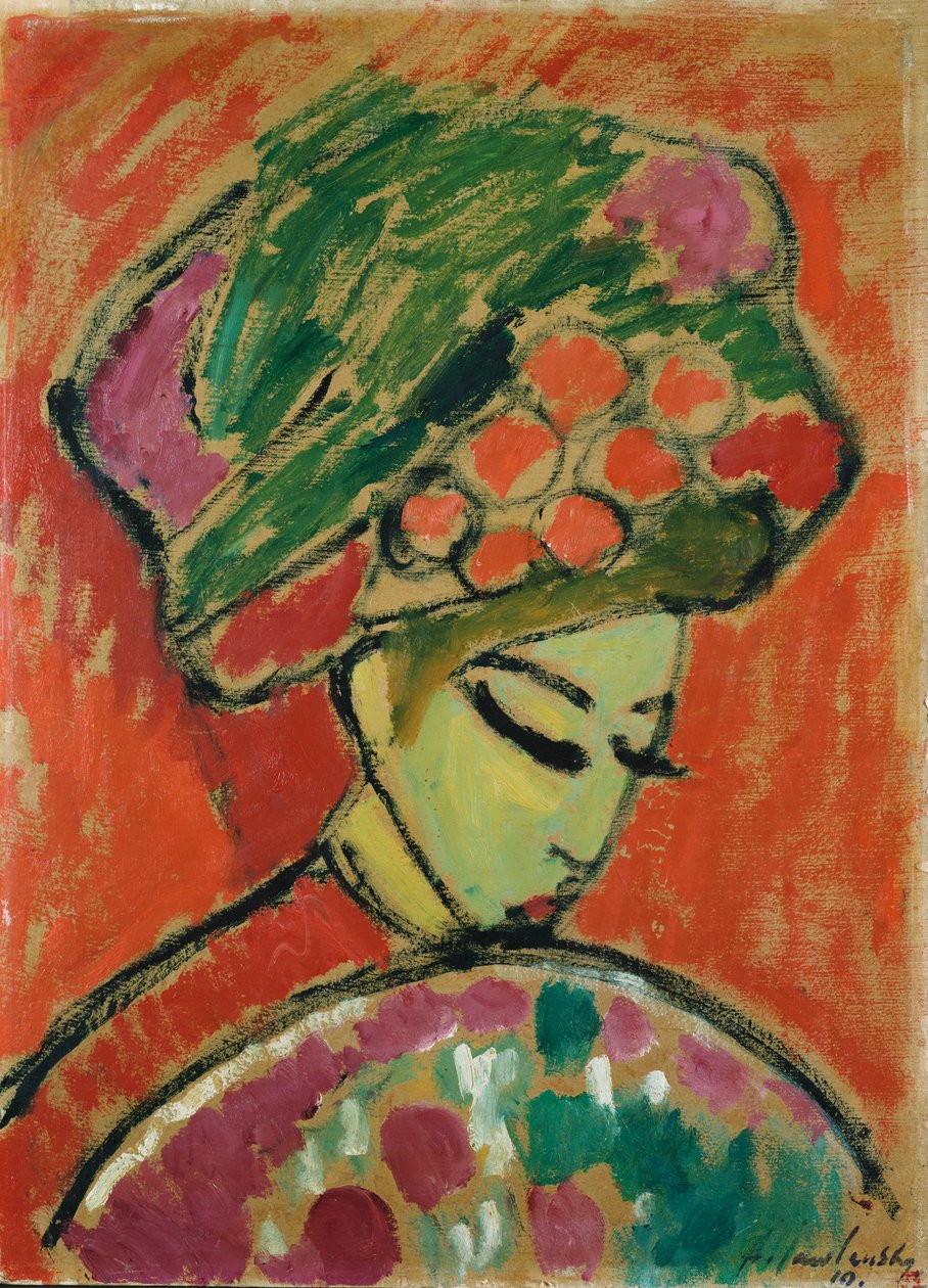 Chica con turbante de Alexej von Jawlensky