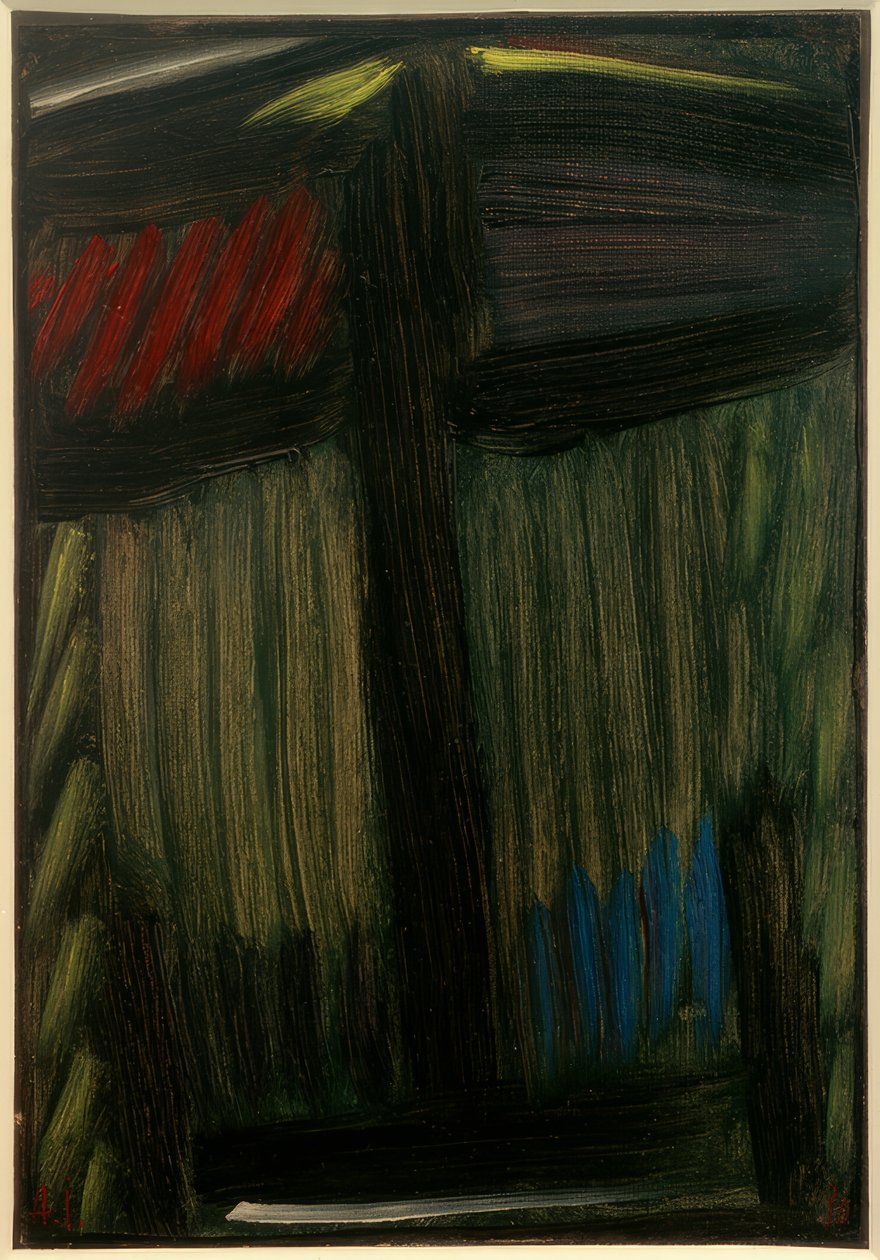 Gran meditación: La noche de invierno de Alexej von Jawlensky