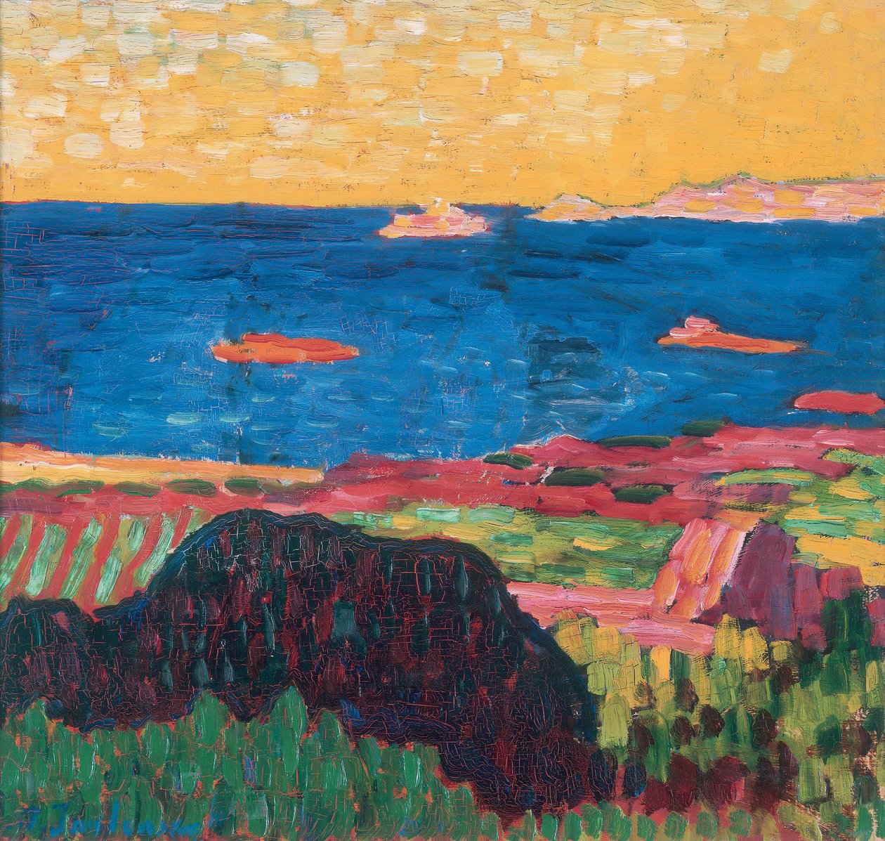 Costa cerca de Carantec de Alexej von Jawlensky