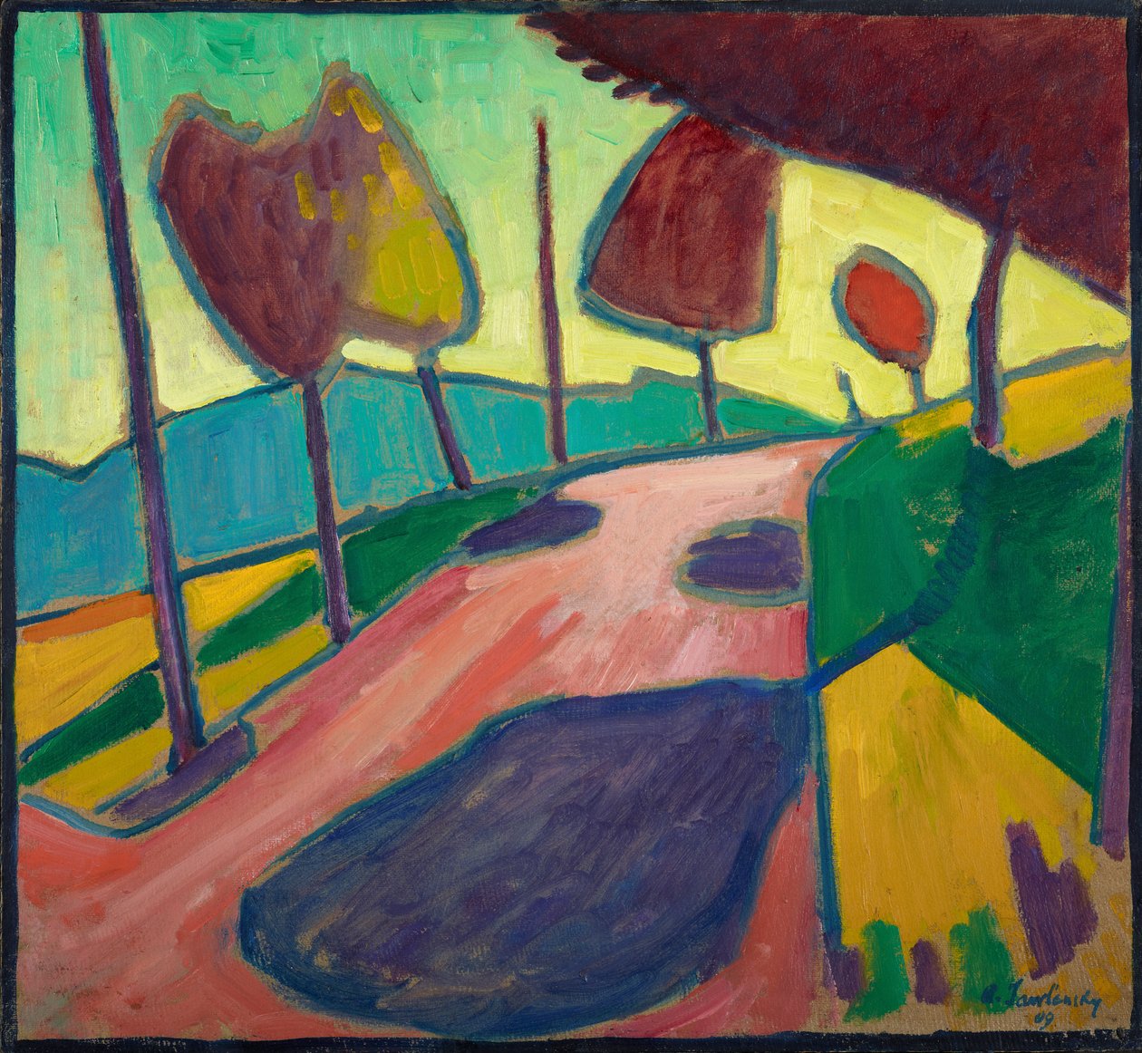 Paisaje de Murnau de Alexej von Jawlensky