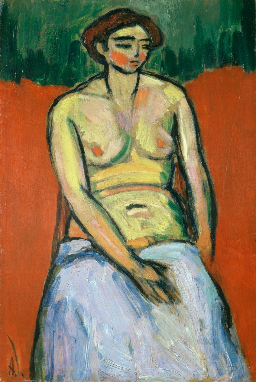 Desnudo Femenino Sentado, c.1910 de Alexej von Jawlensky