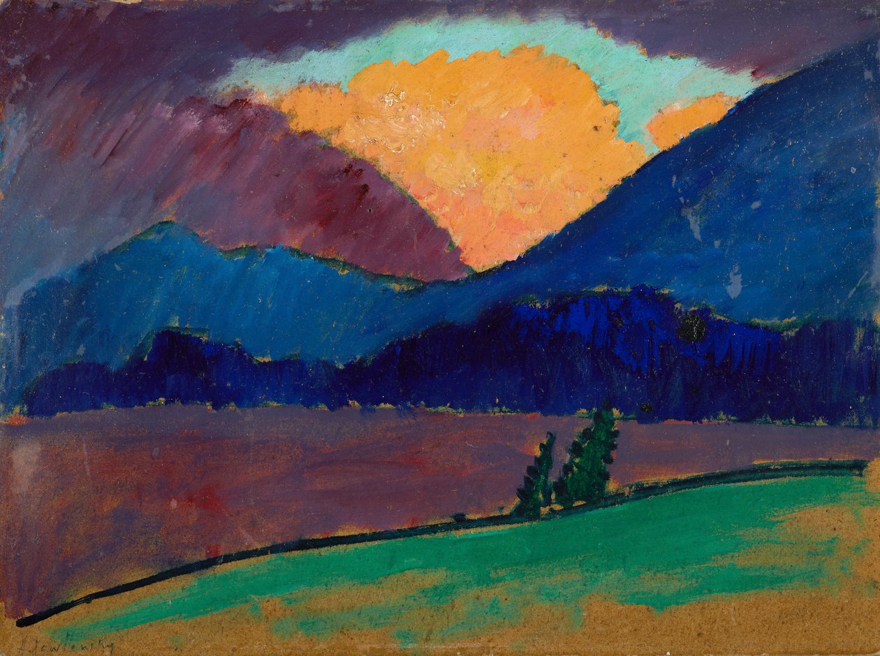 Tarde de verano en Murnau de Alexej von Jawlensky
