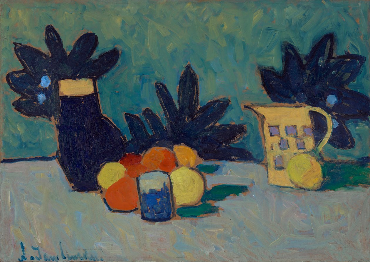 Naturaleza muerta con frutas de Alexej von Jawlensky