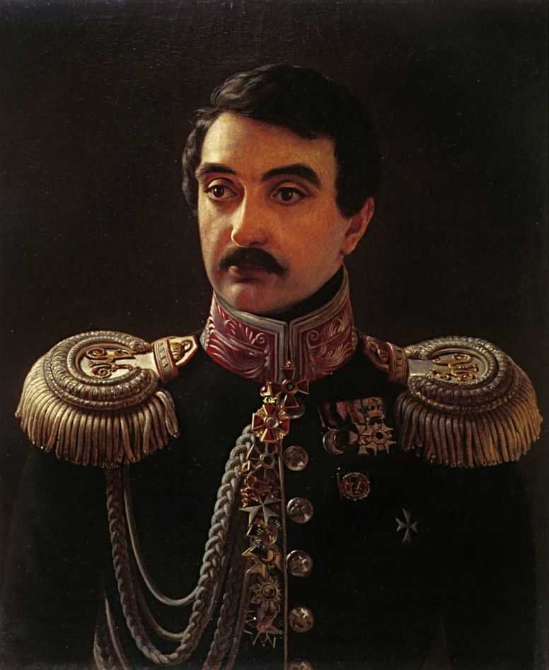 Retrato del compositor Alexis Lvov 1798-1870 de Alexei Vasilievich Tyranov