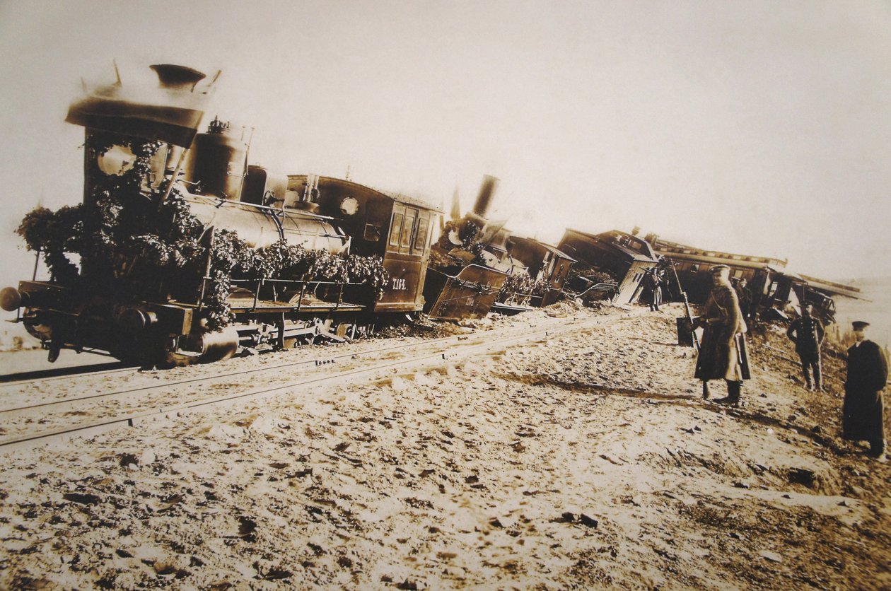 El desastre del tren de Borki el 29 de octubre de Alexey Mikhaylovich Ivanitsky