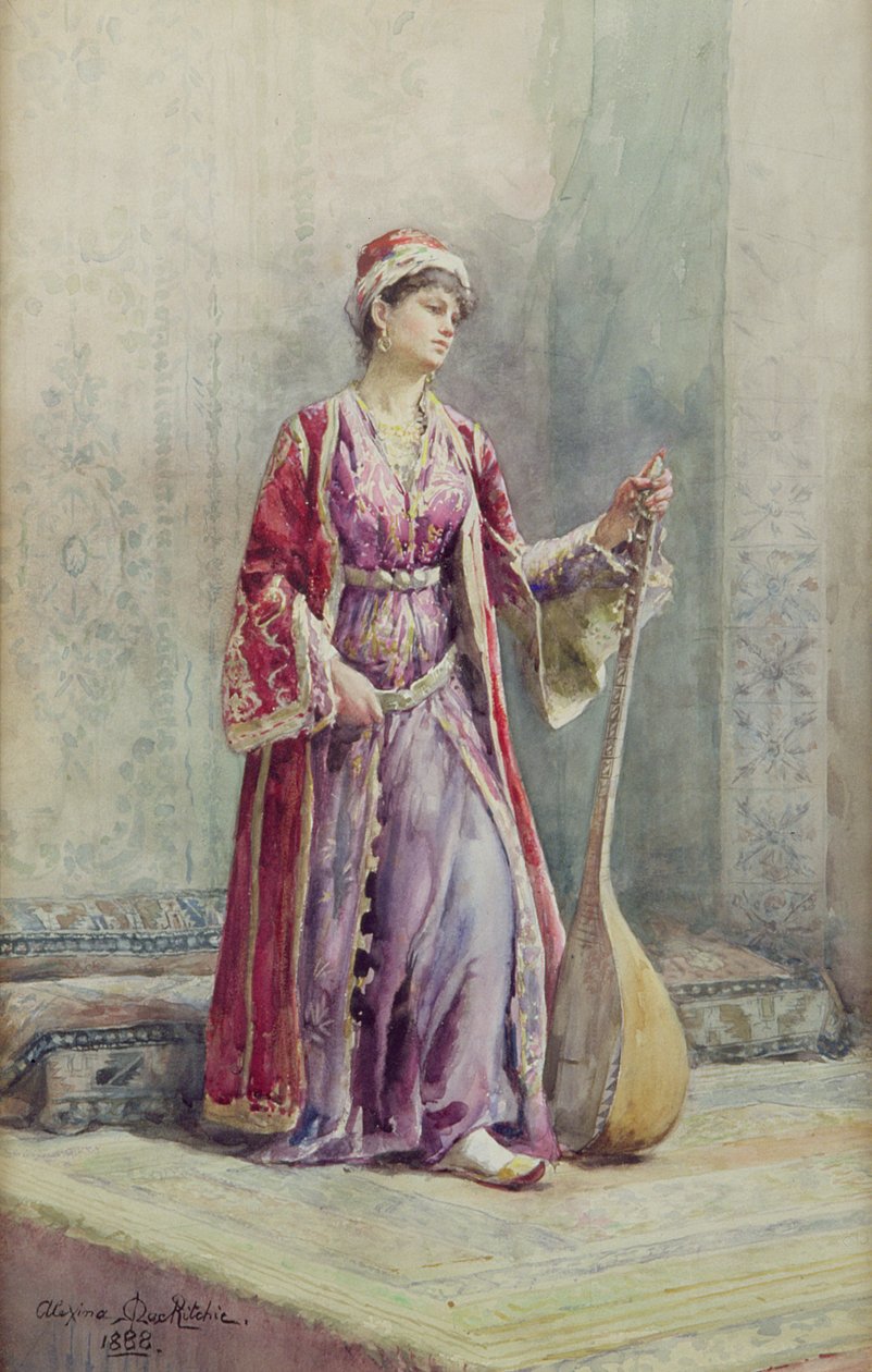 Músico de harén, 1888 de Alexina MacRitchie