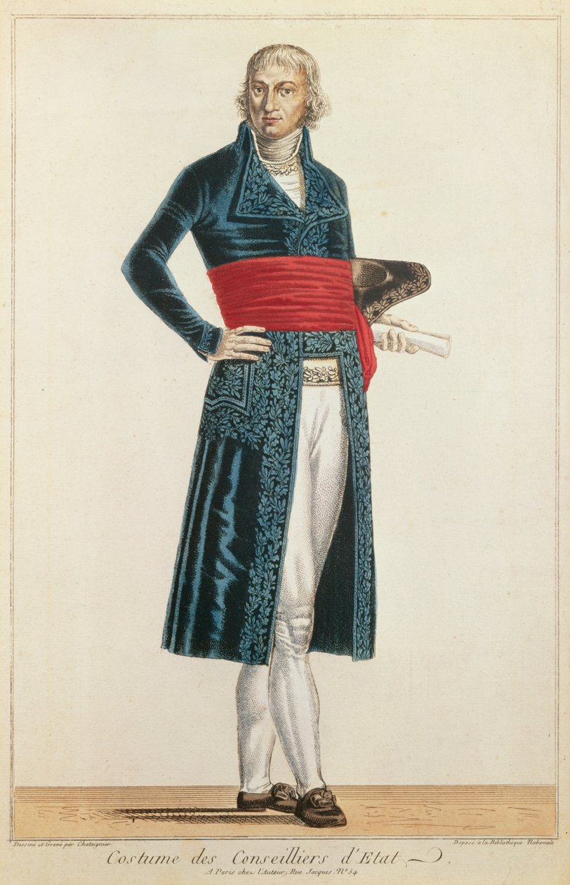 Uniforme del Consejero de Estado, c.1804-10 de Alexis Chataigner